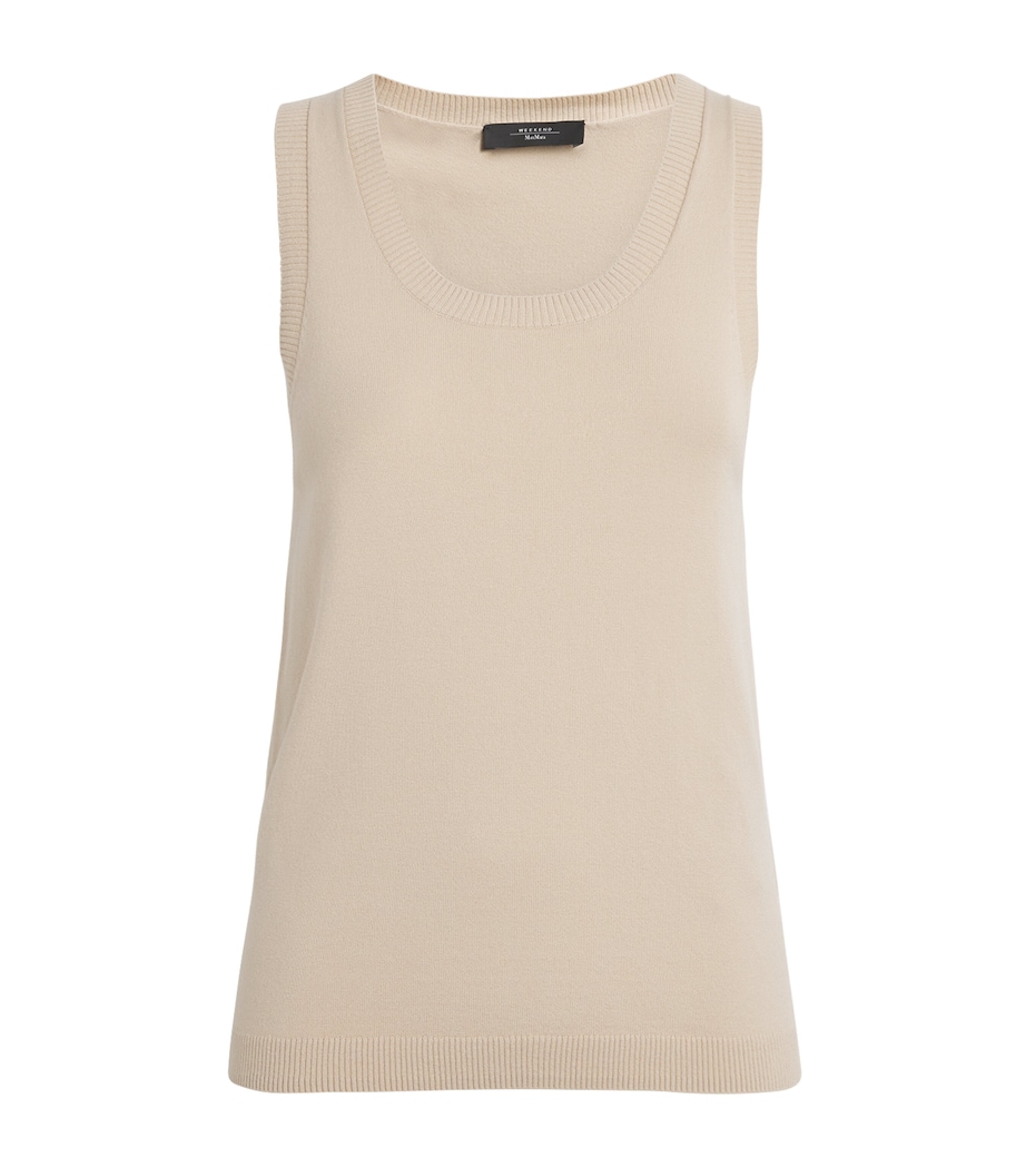 Knitted Tank Top BEIGE Image 1