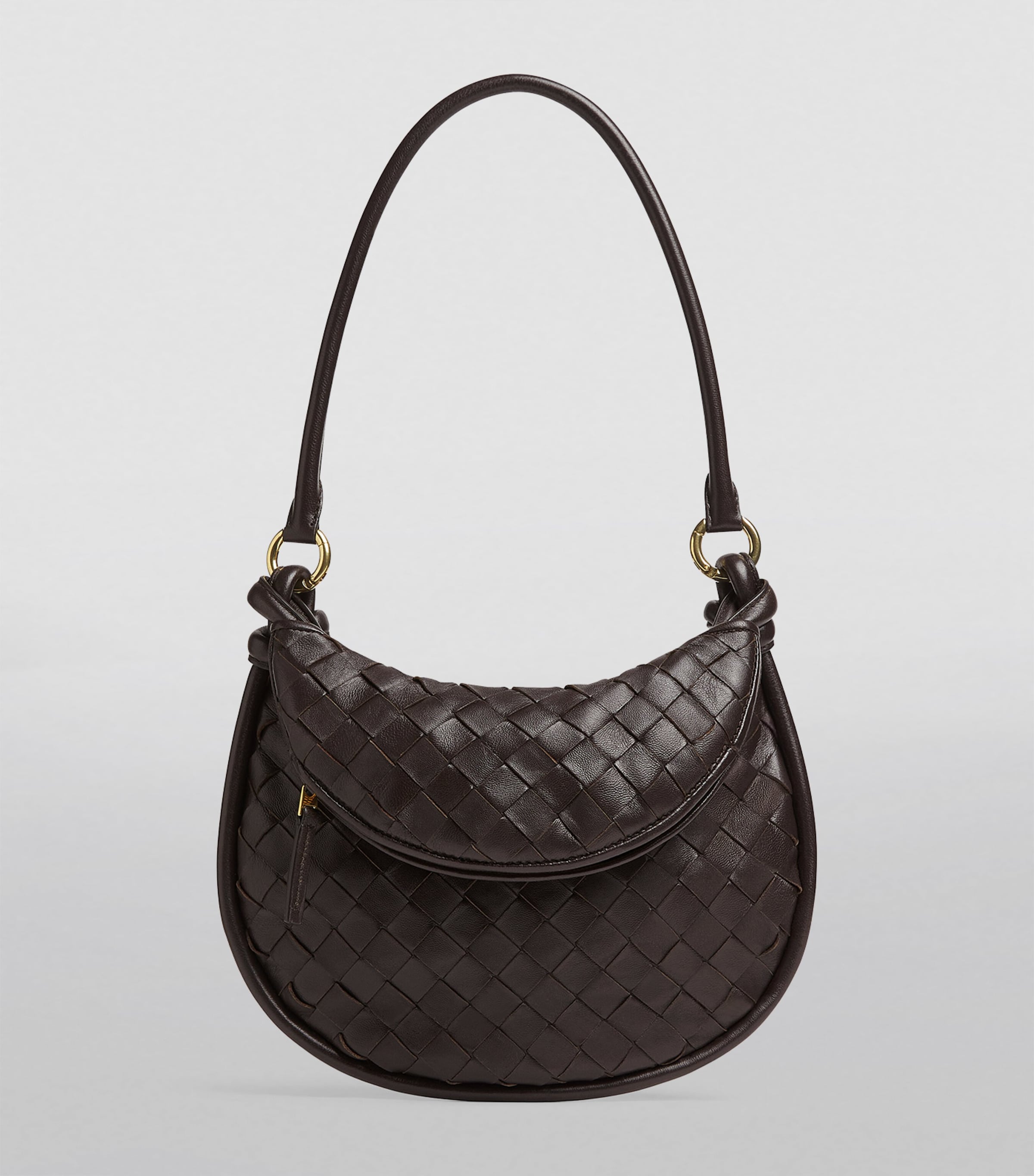 ショルダーバッグ・ポシェット BOTTEGA VENETA BLACK LEATHER GEMELLI CROSSBODY BAG Bottega Veneta Gemelli Double Pouch Shoulder Bag - Bergdorf