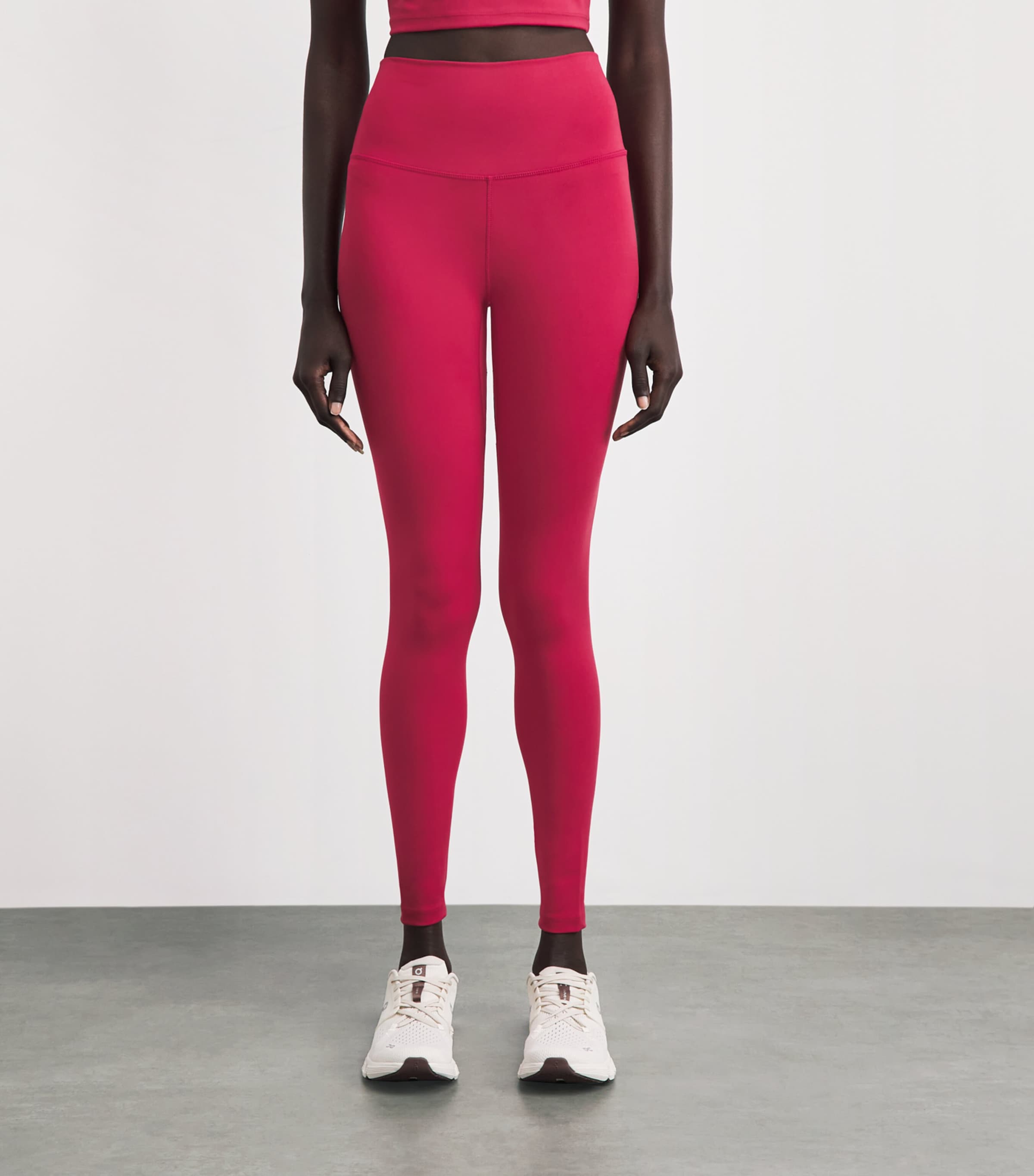 Varley Womens FreeSoft High-Rise Sports Leggings Rich Raspberry Image 4
