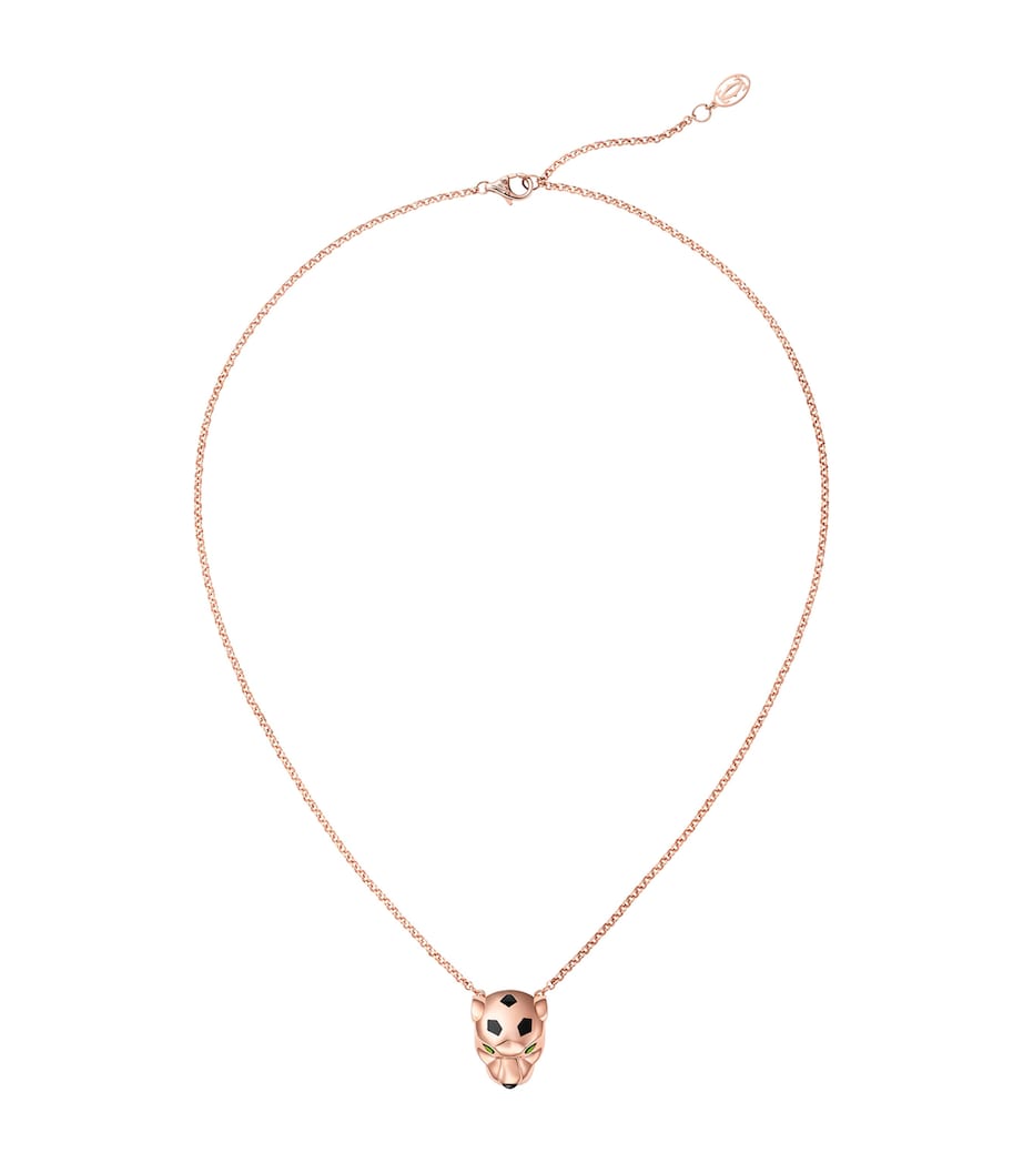 Cartier Rose Gold, Tsavorite and Onyx Panthère de Cartier Necklace Rose Gold Image 1