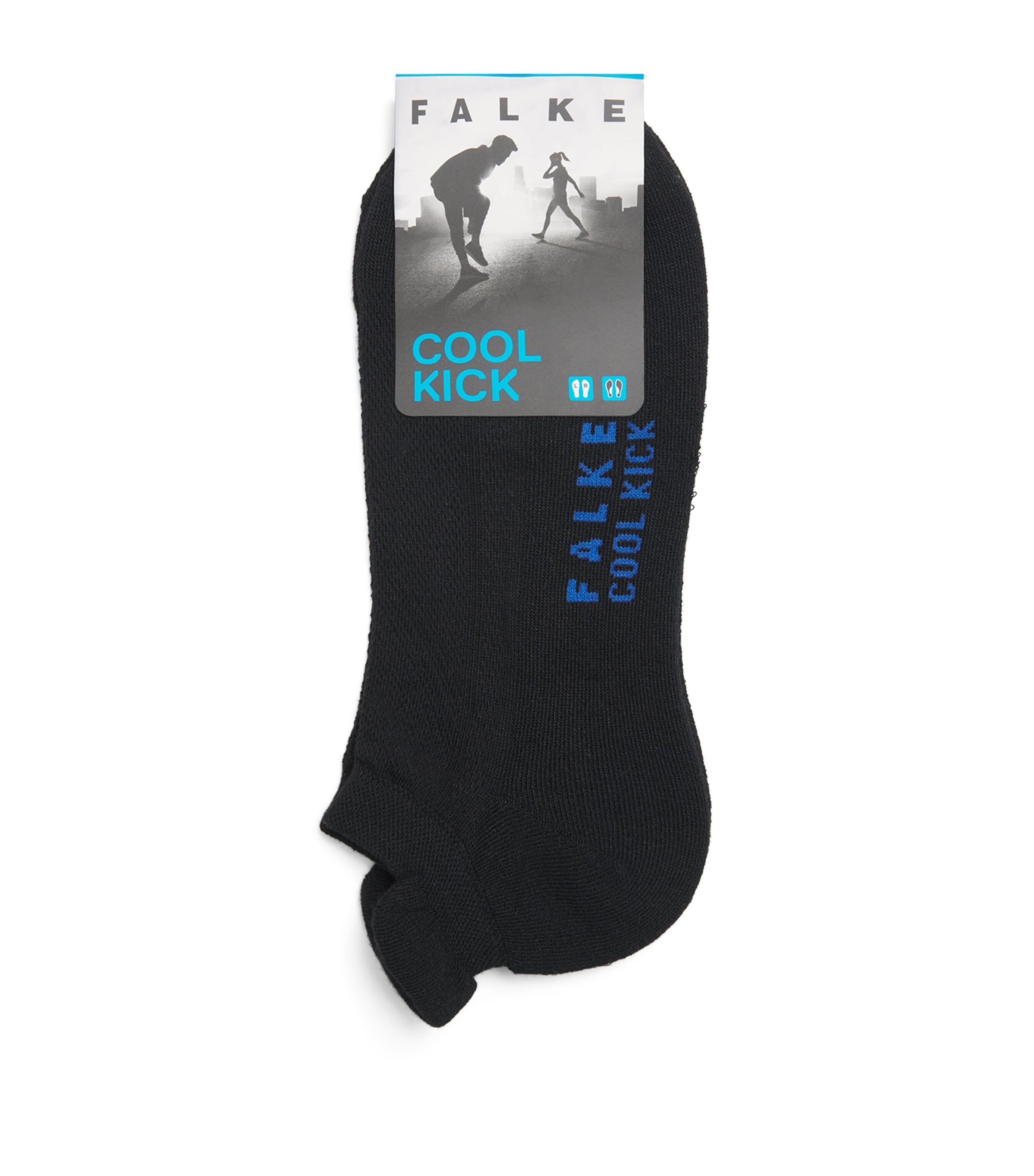 Falke Mens Cool Kick Socks Black Image 1