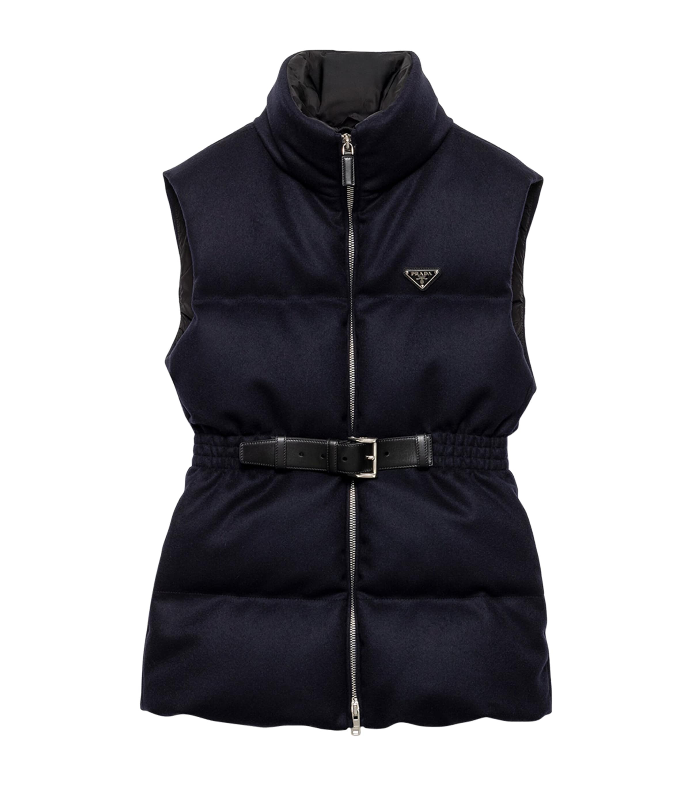 Wool Loden Down Gilet F0008 Image 1