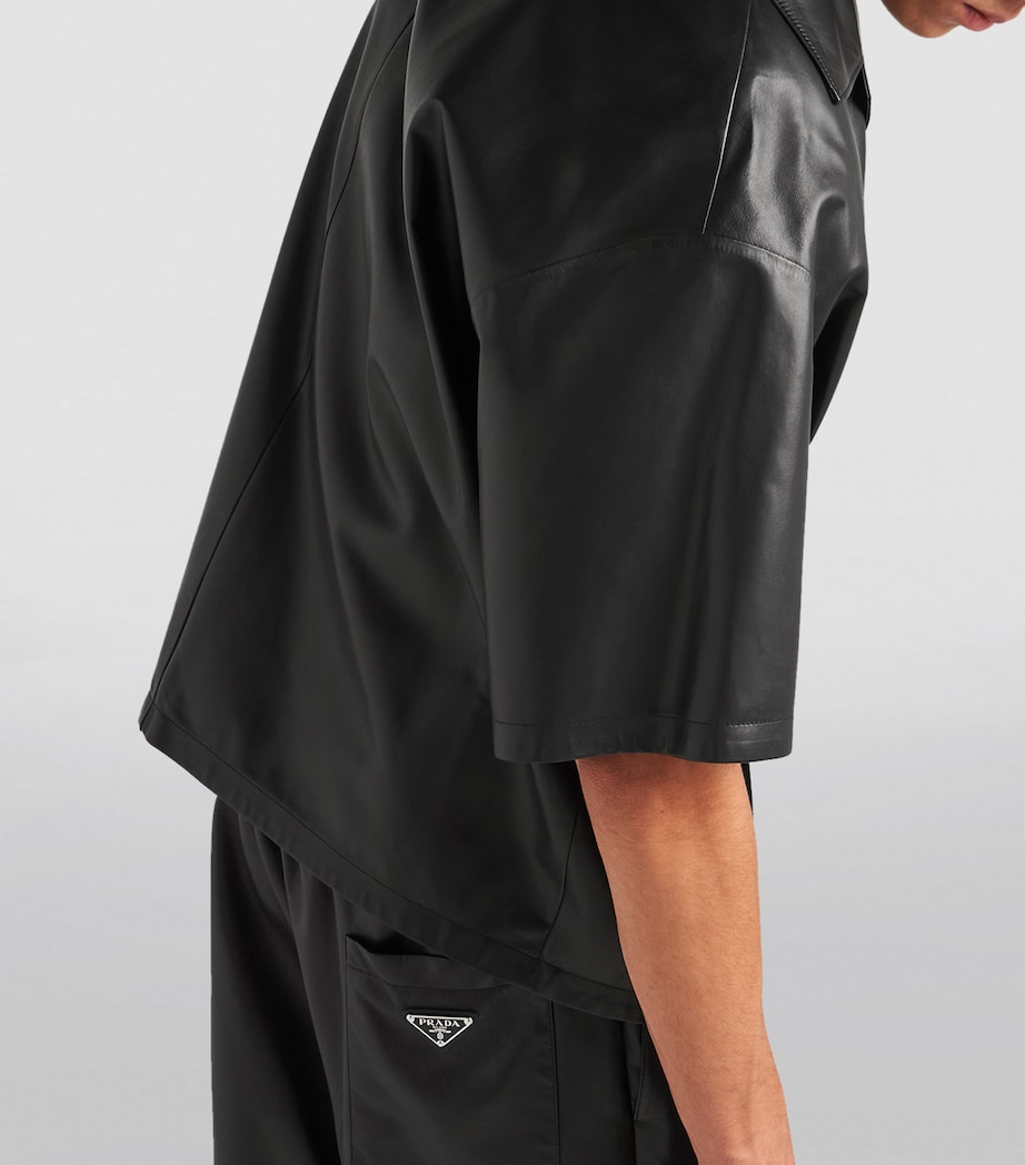 Leather Bermuda Shorts F0002 Image 5