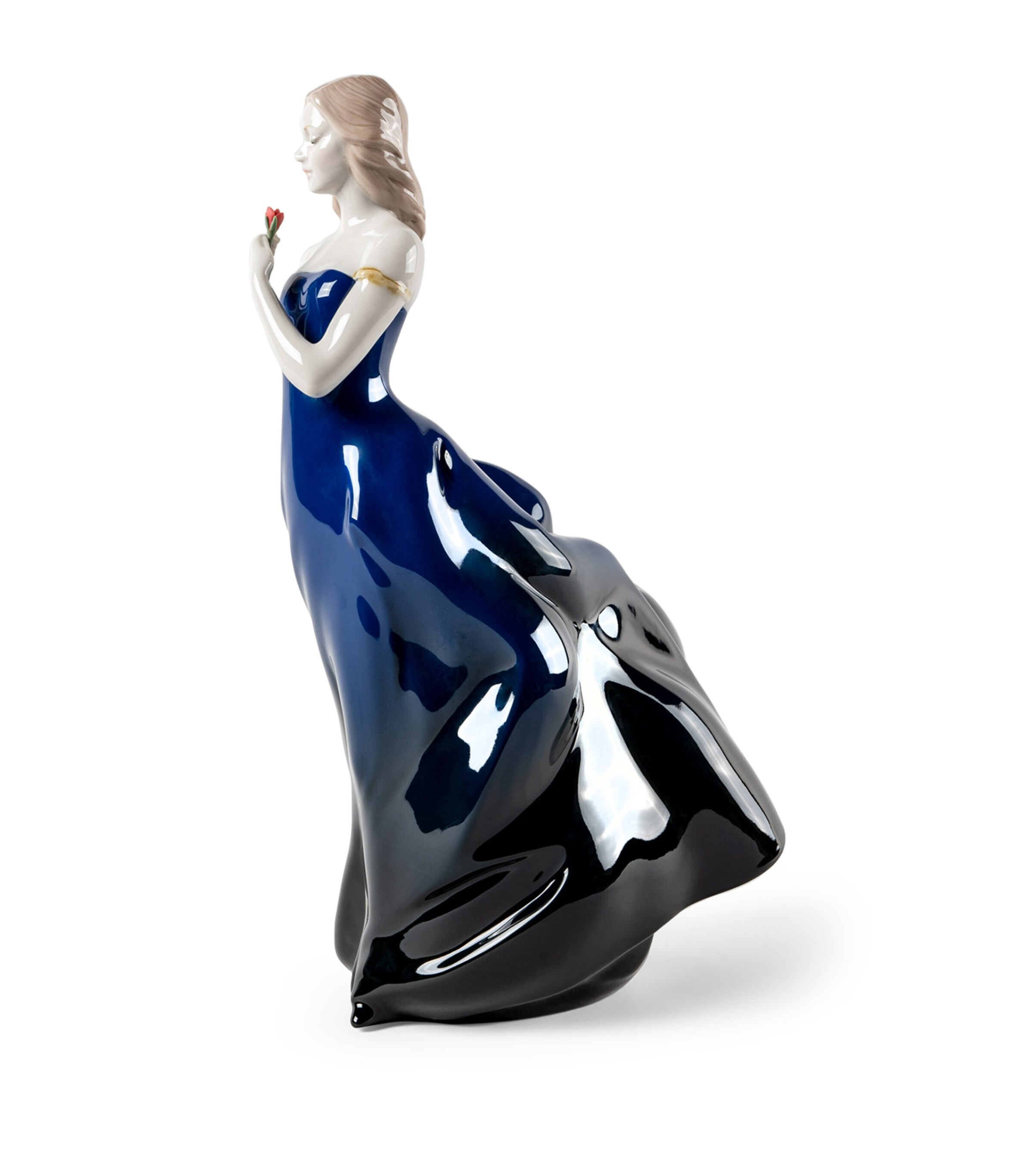 Lladró Porcelain Rose Ball Sculpture Image 2
