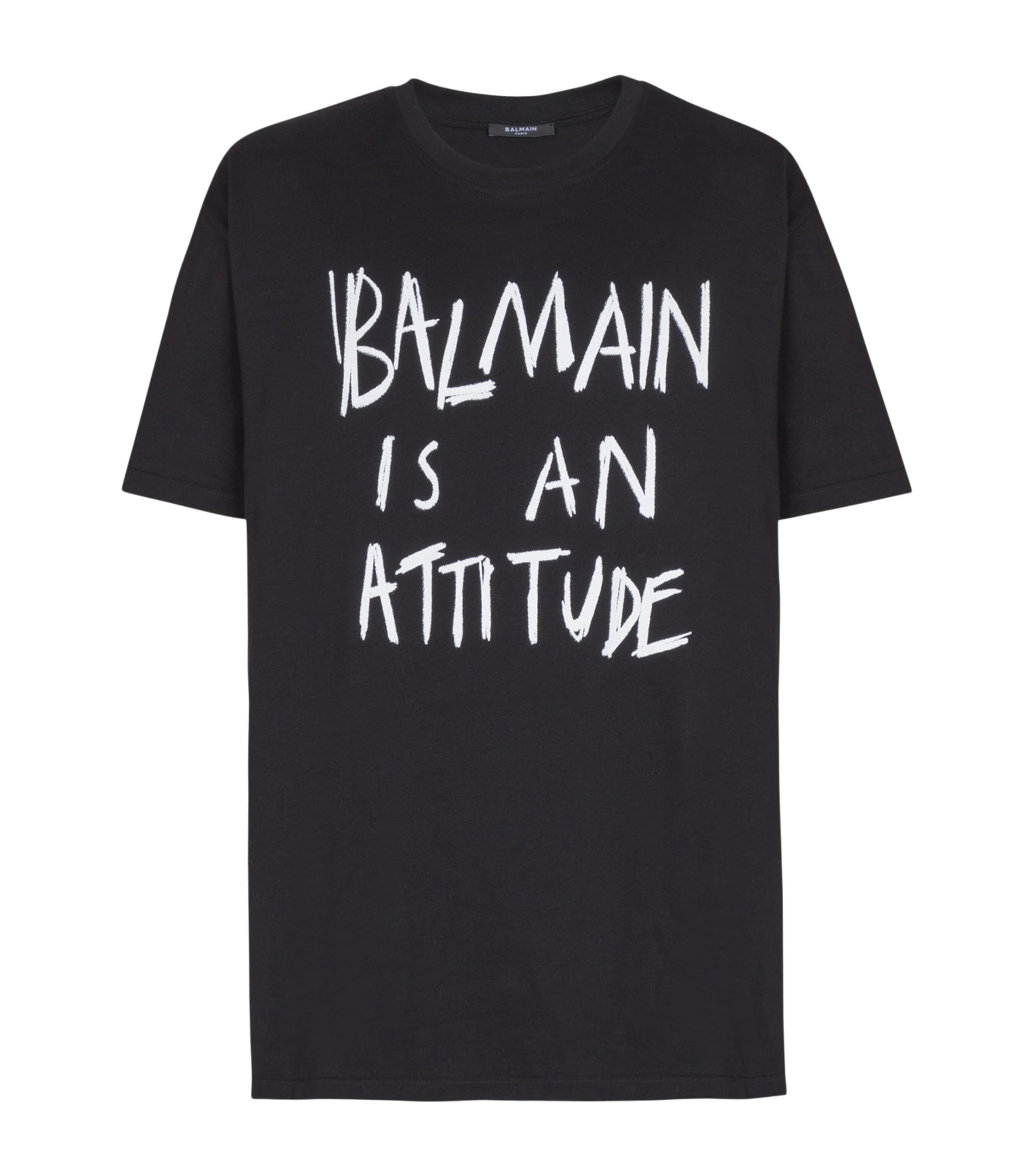 Cotton Logo T-Shirt EAB NOIR/BLANC Image 1