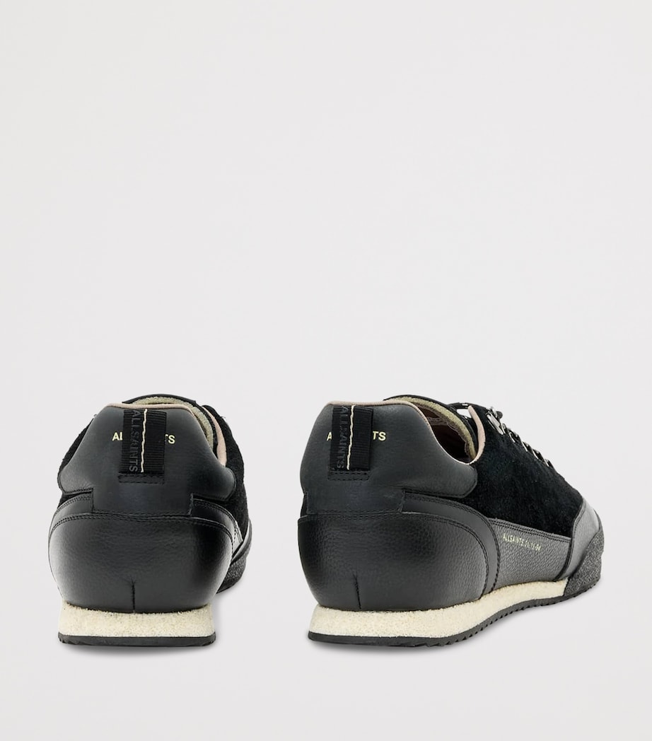 AllSaints Leather Harri Sneakers Black Image 5