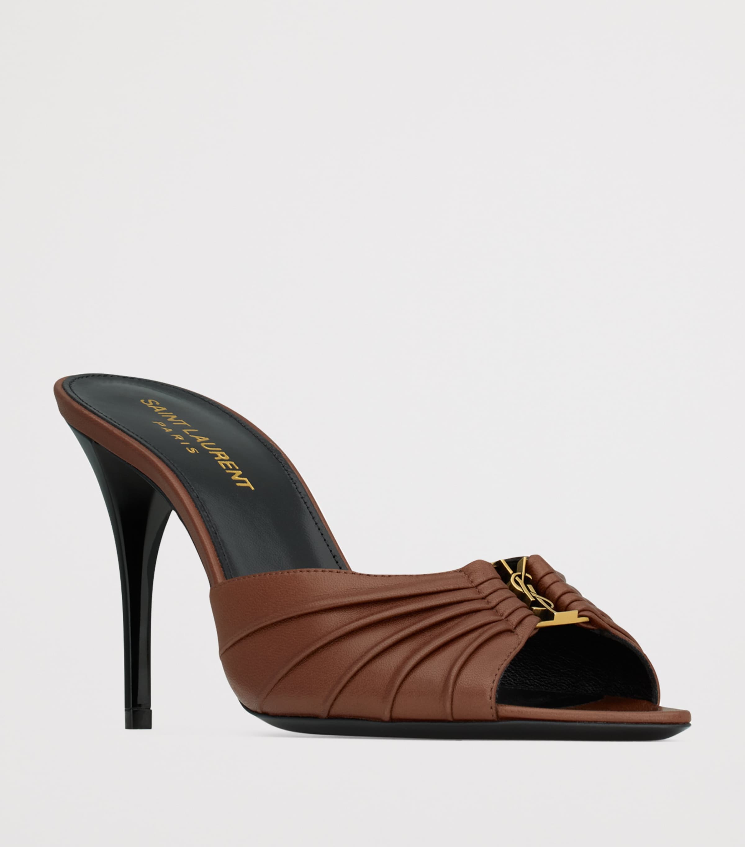 Leather Babylone Mules 90 2603 Image 3