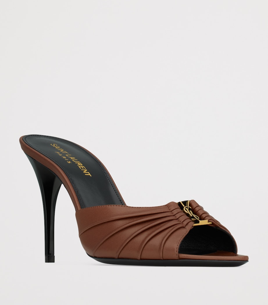 Leather Babylone Mules 90 2603 Image 3