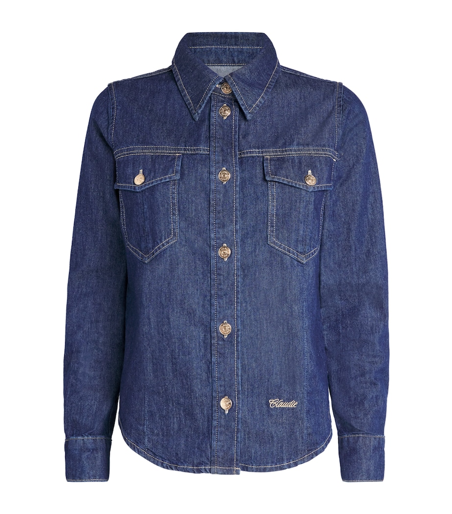Claudie Pierlot Womens Denim Shirt Blue Denim Image 1