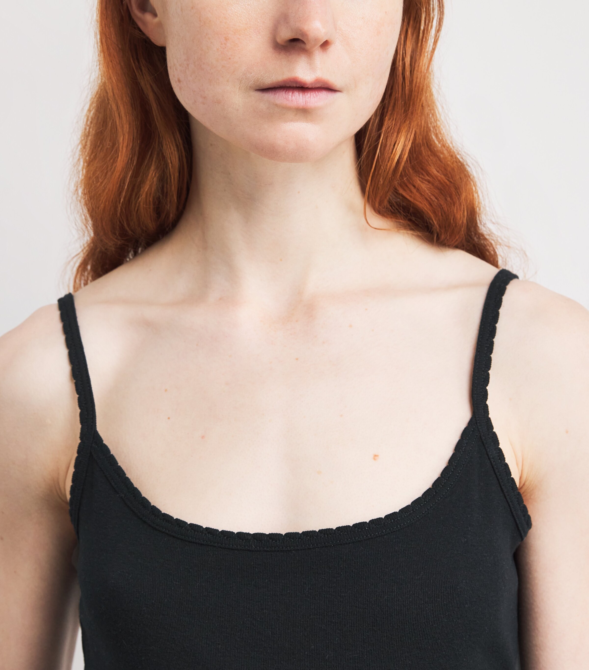 The Row Womens Denzel Cotton Tank Top Black Image 5