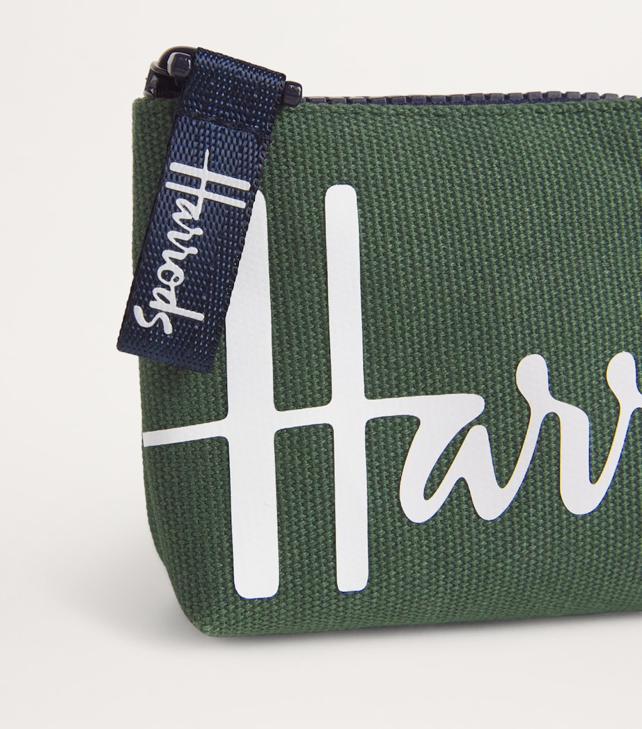 Cotton Logo Coin Purse DARK GREEN Image 3