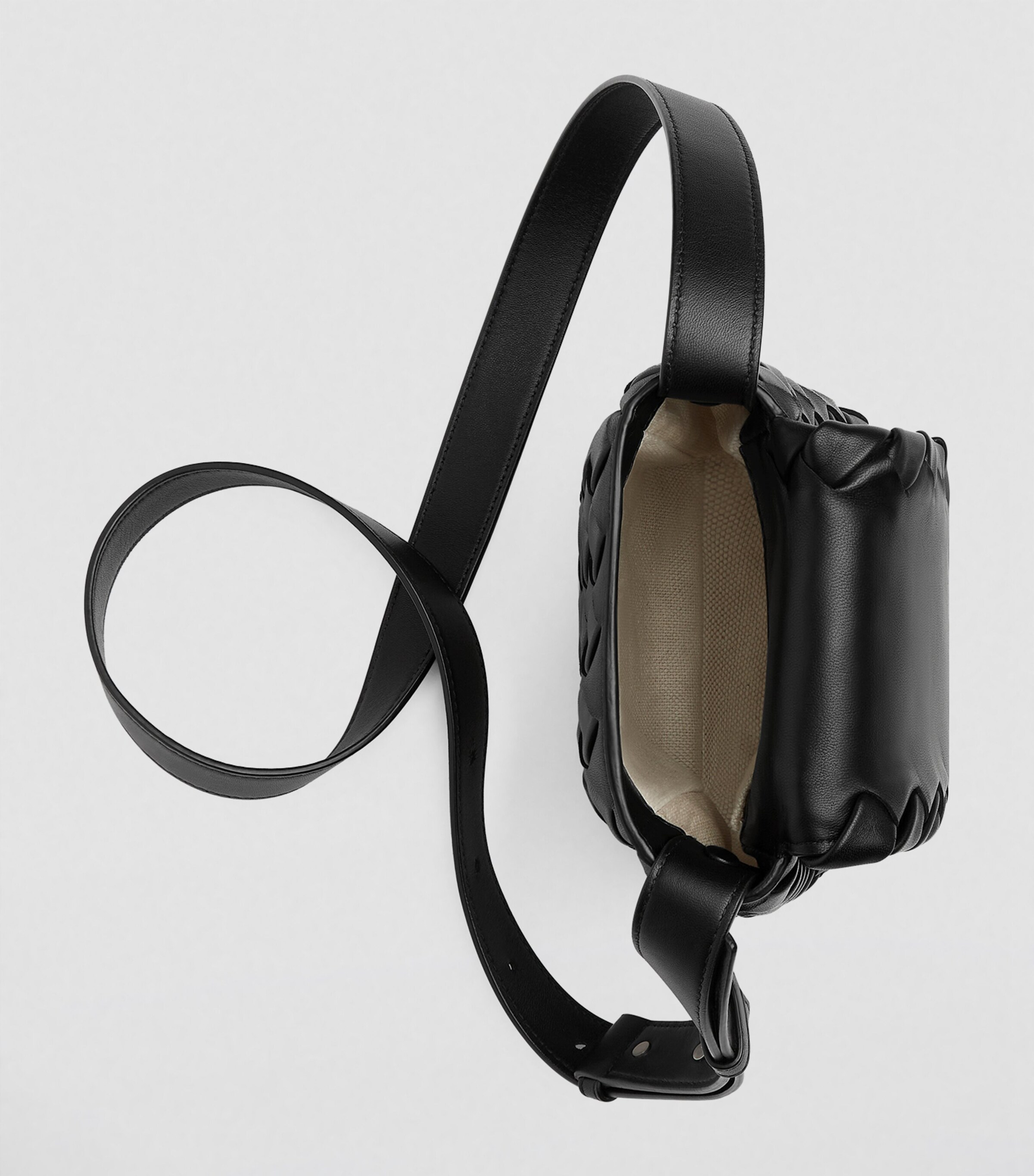 Bottega Veneta Mini Lambskin Cobble Cross-Body Bag Image 3