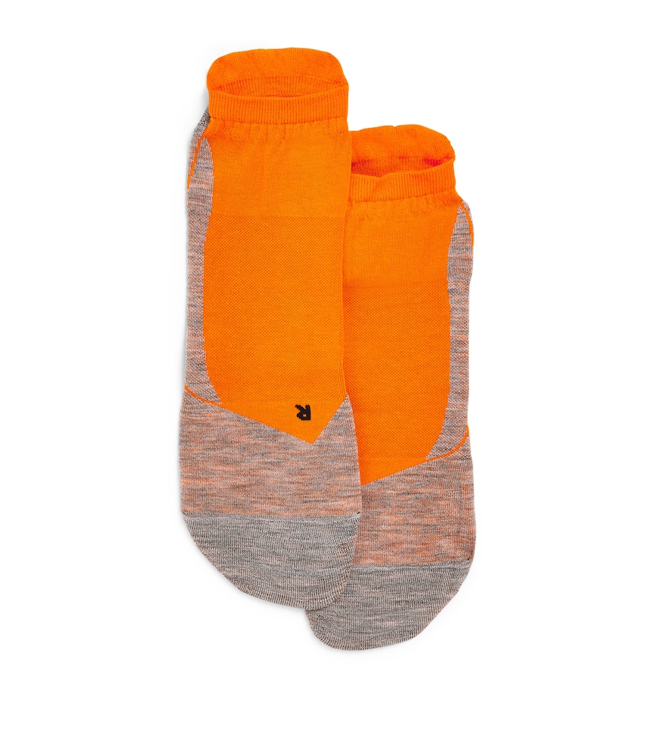 RU4 Endurance Invisible Running Socks BRIGHT ORANGE - 8930 Image 1
