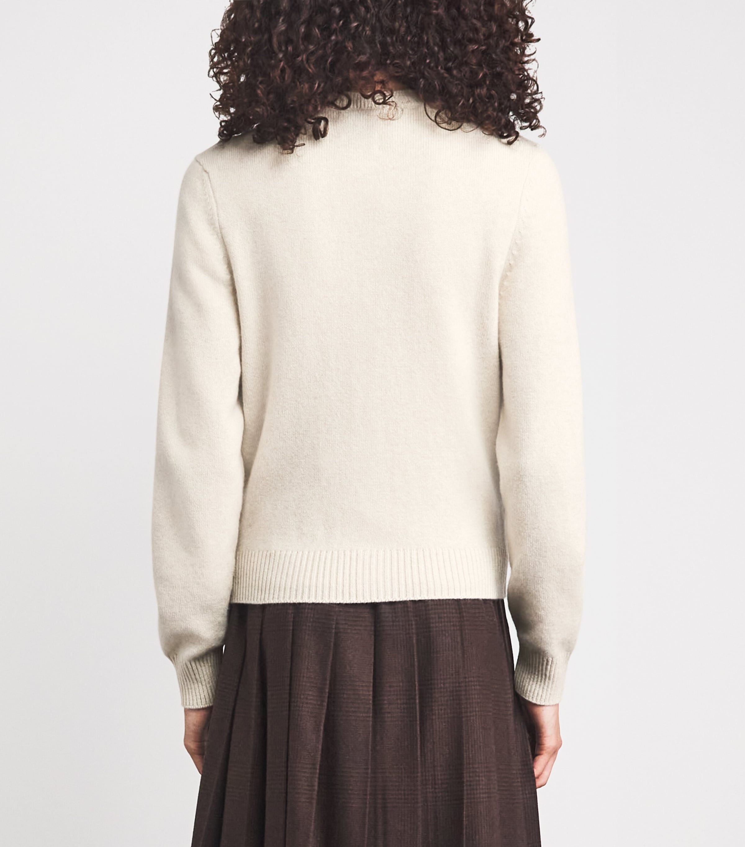 Barrie Womens Cashmere Thistle Cardigan Canvas Multi Image 5