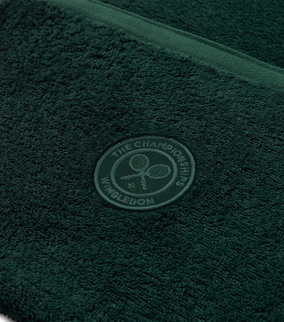Christy x Wimbledon Logo Gym Towel (40cm x 120cm) Green Image 3
