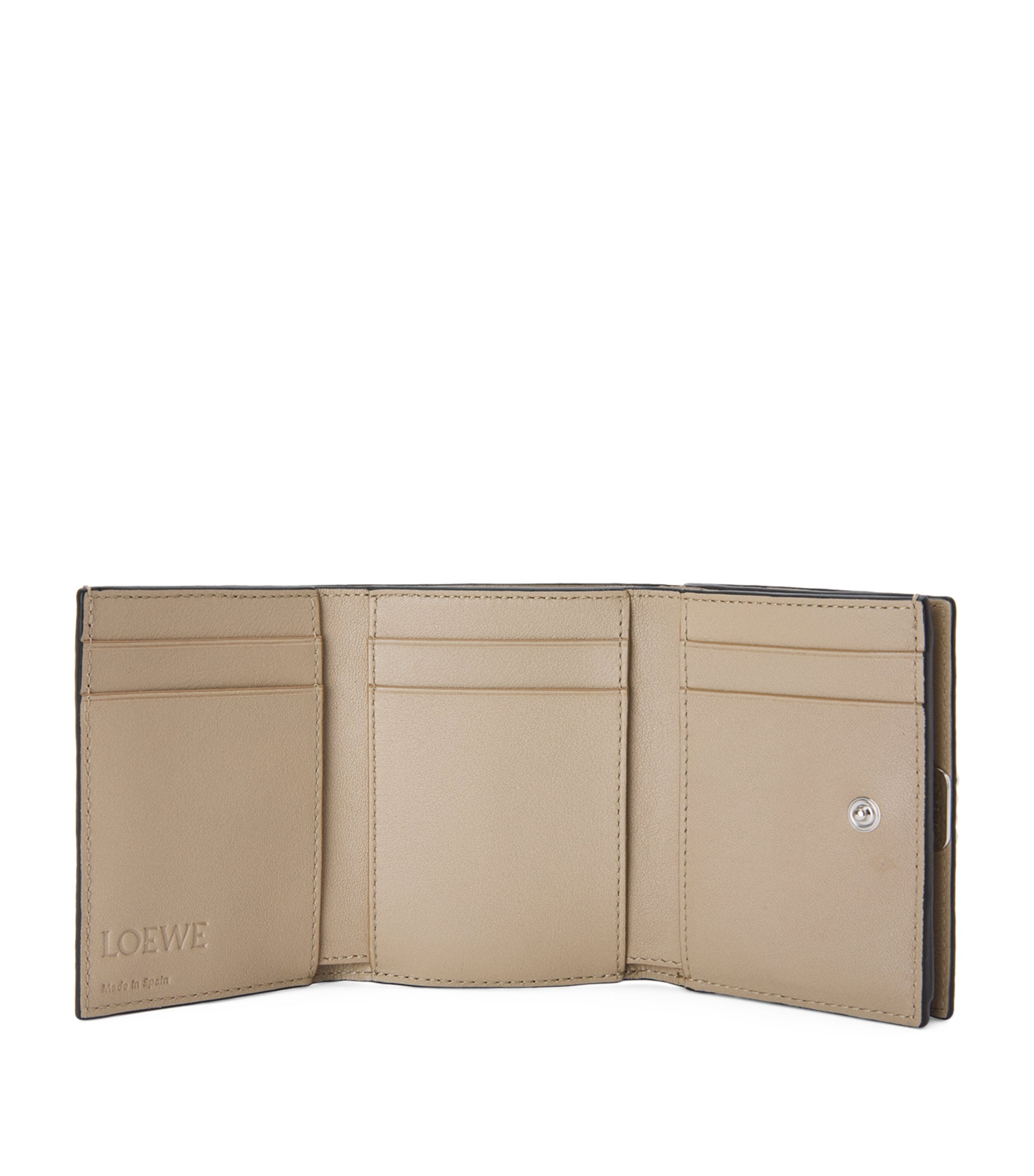 LOEWE Leather Anagram Trifold Wallet | Harrods CA