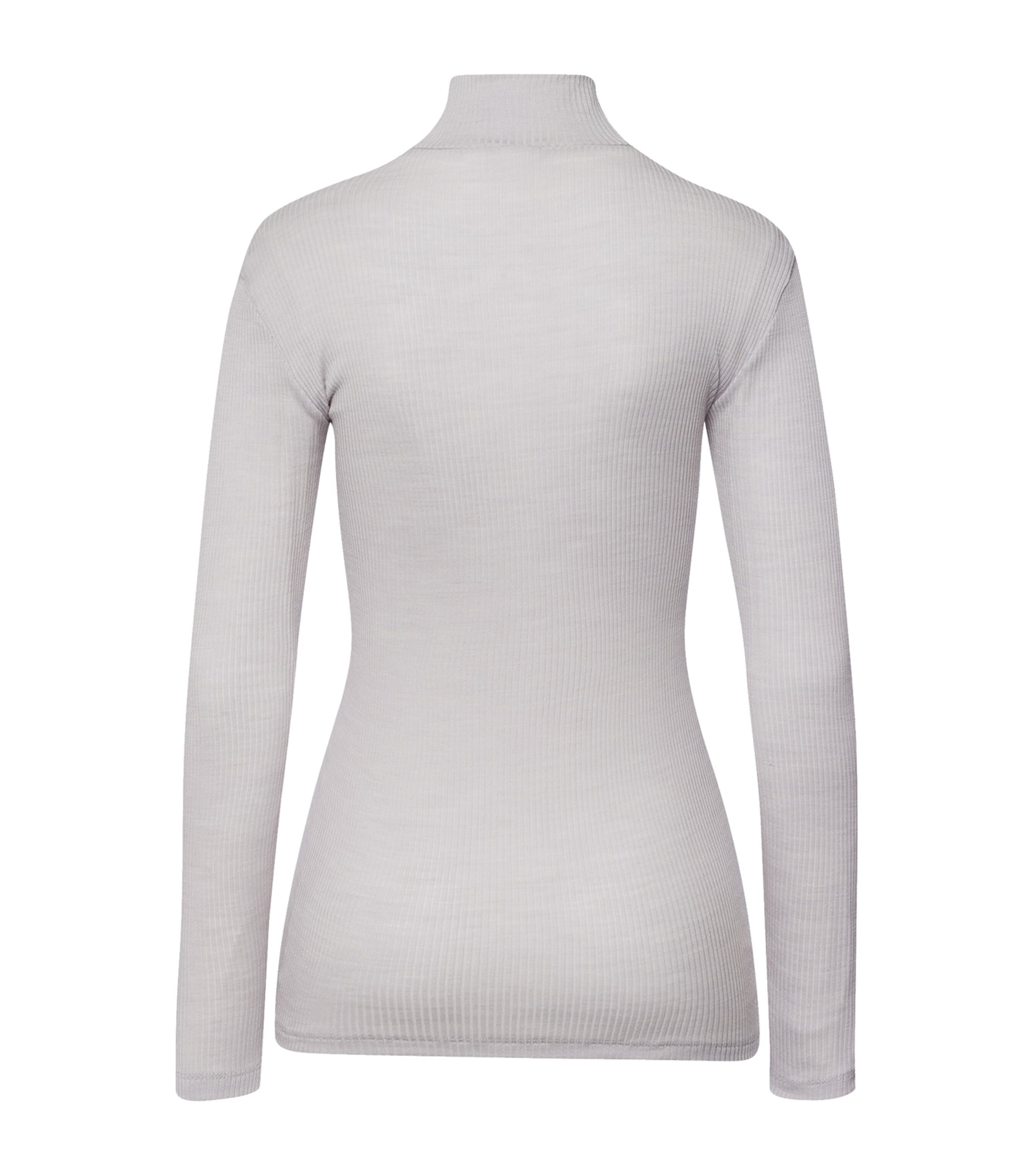 Wool-Silk Celeste T-Shirt SILVER VAPOR Image 2