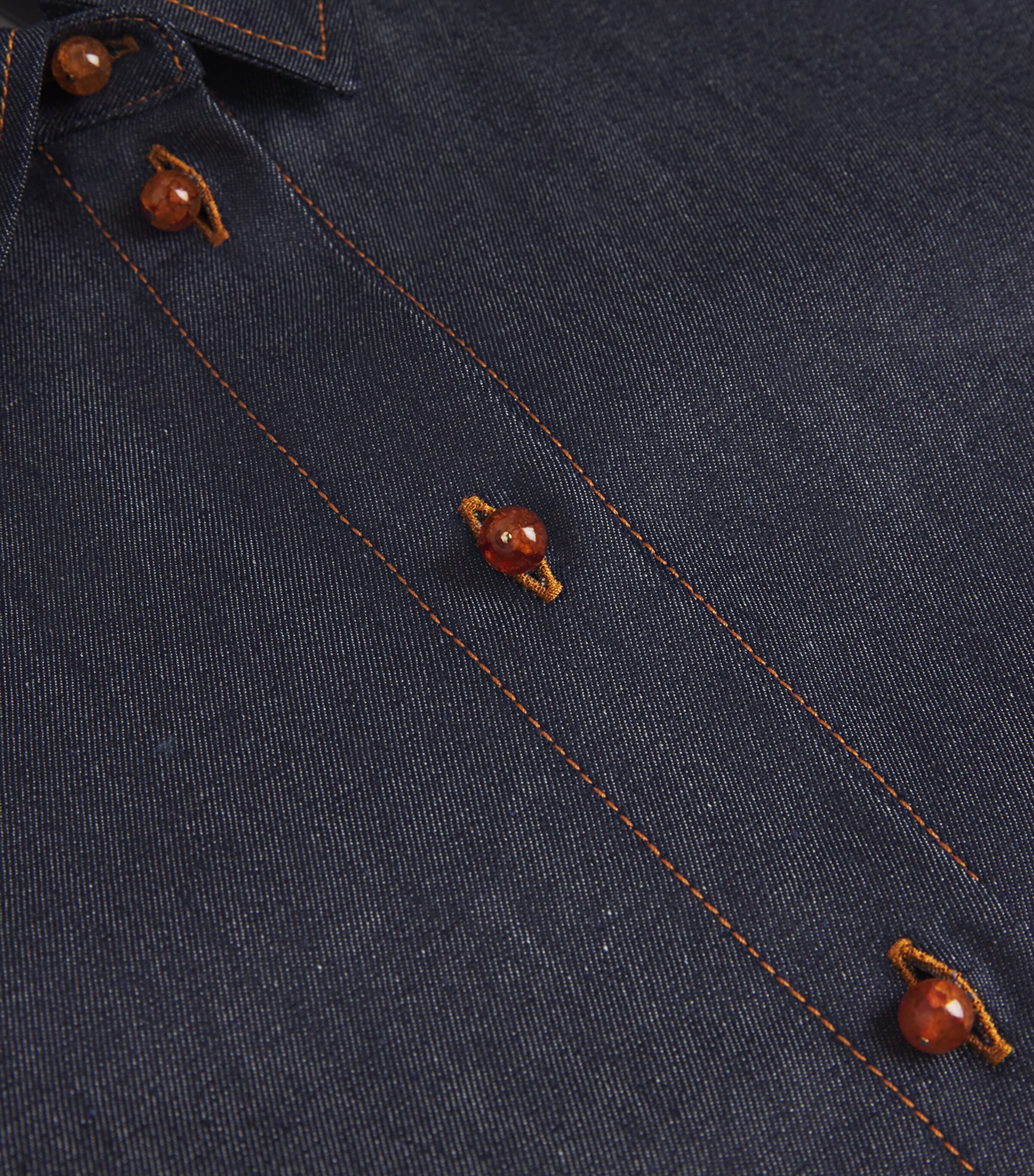 Denim Reflection Shirt INDIGO DENIM 6OZ Image 5