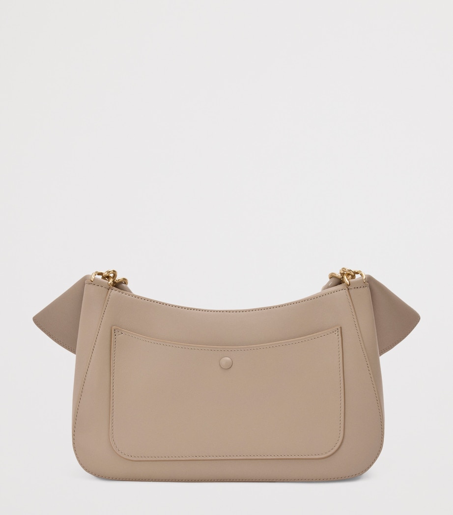 Medium Leather Ola Shoulder Bag SAND Image 5