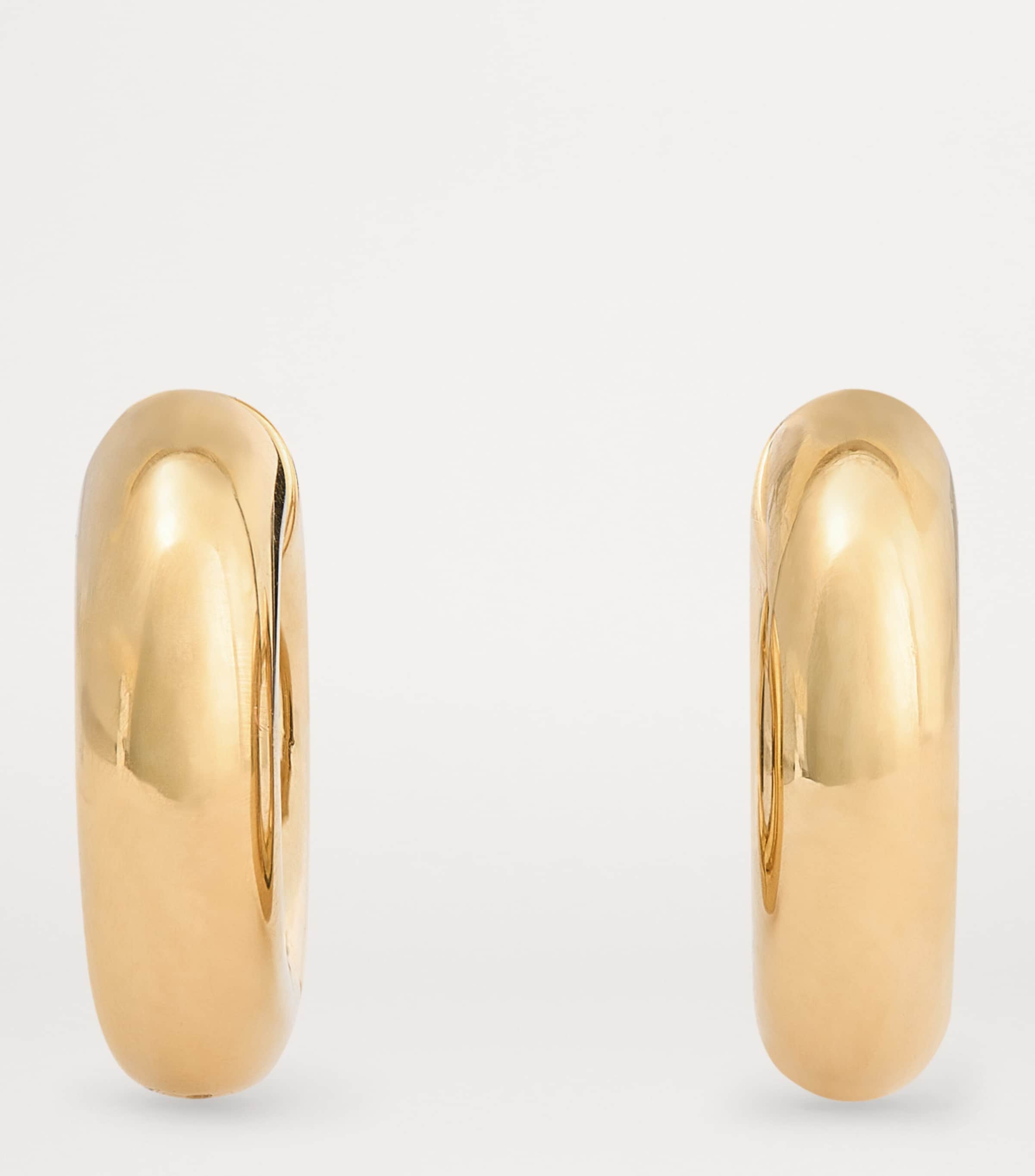 Yellow Gold Absolute Creoles Hoop Earrings YELLOW GOLD Image 3
