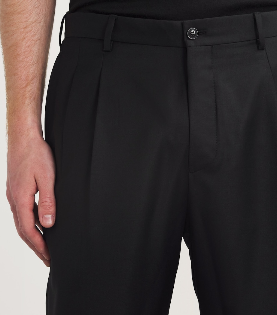 Virgin Wool Tailored Trousers UBUV Image 6