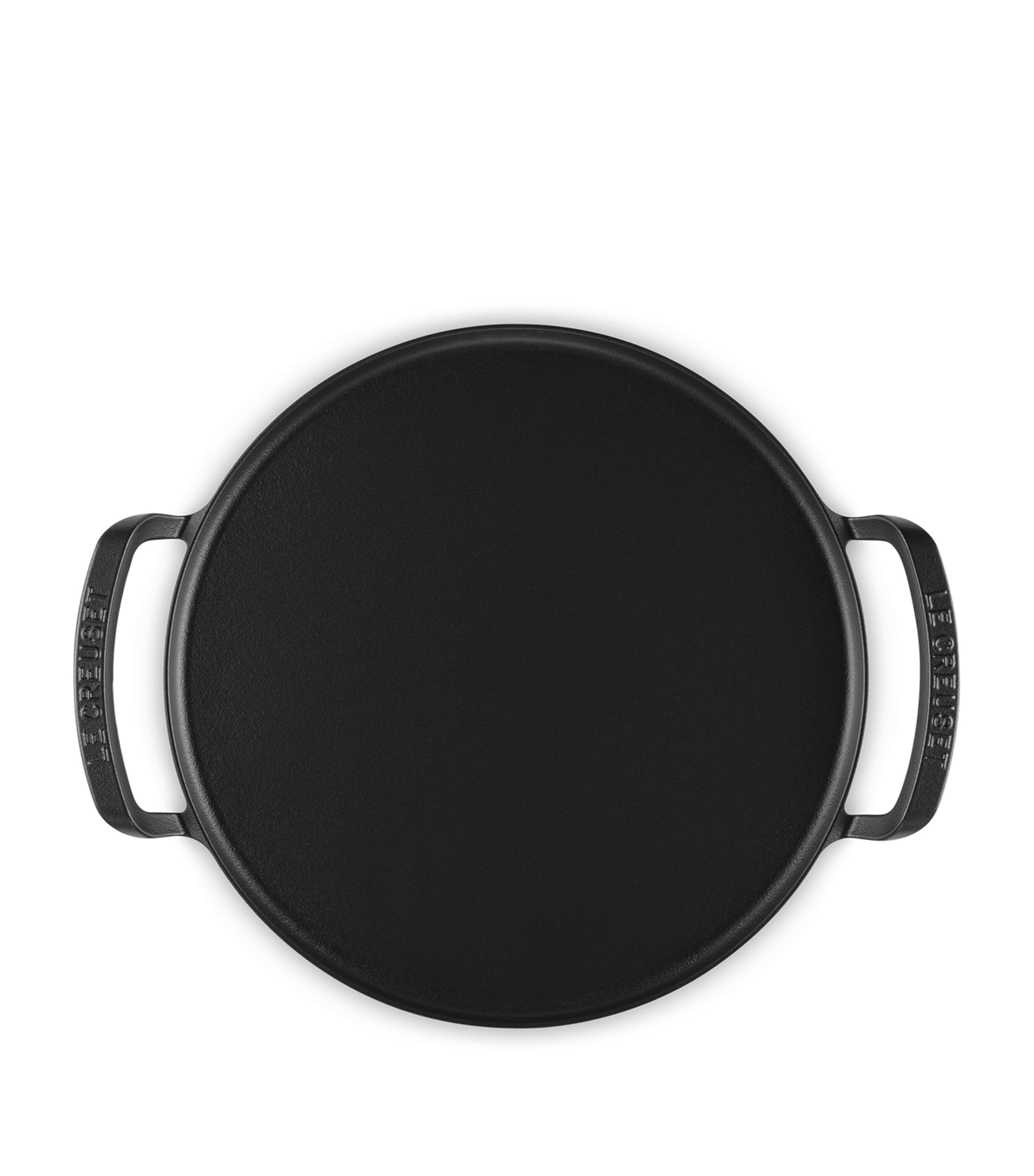 Le Creuset Cast Iron BBQ Pizza Pan (35cm) Satin Black Image 3