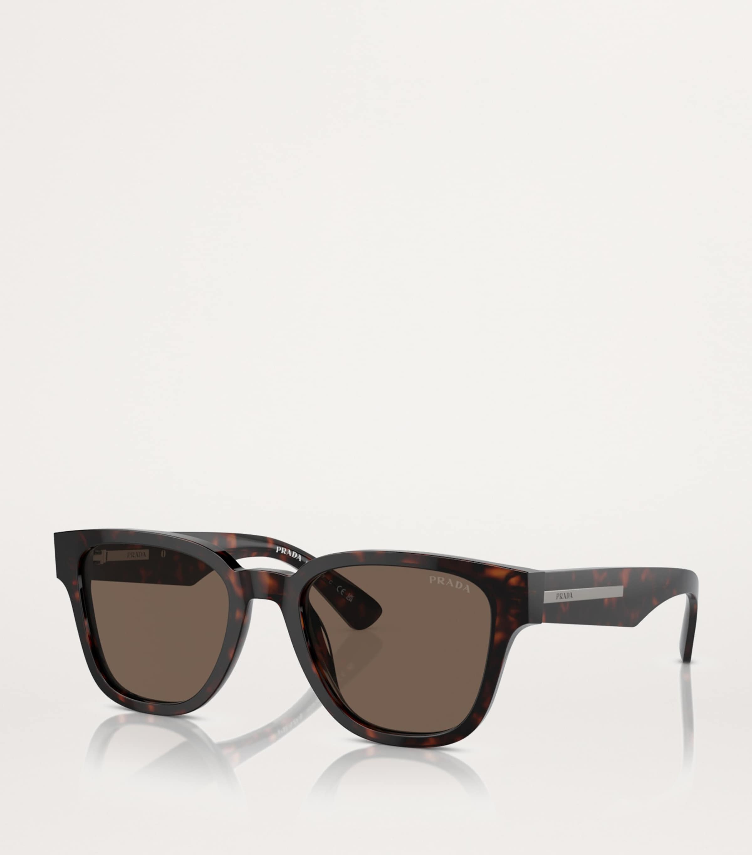 Prada Acetate Rectangular Sunglasses Image 2