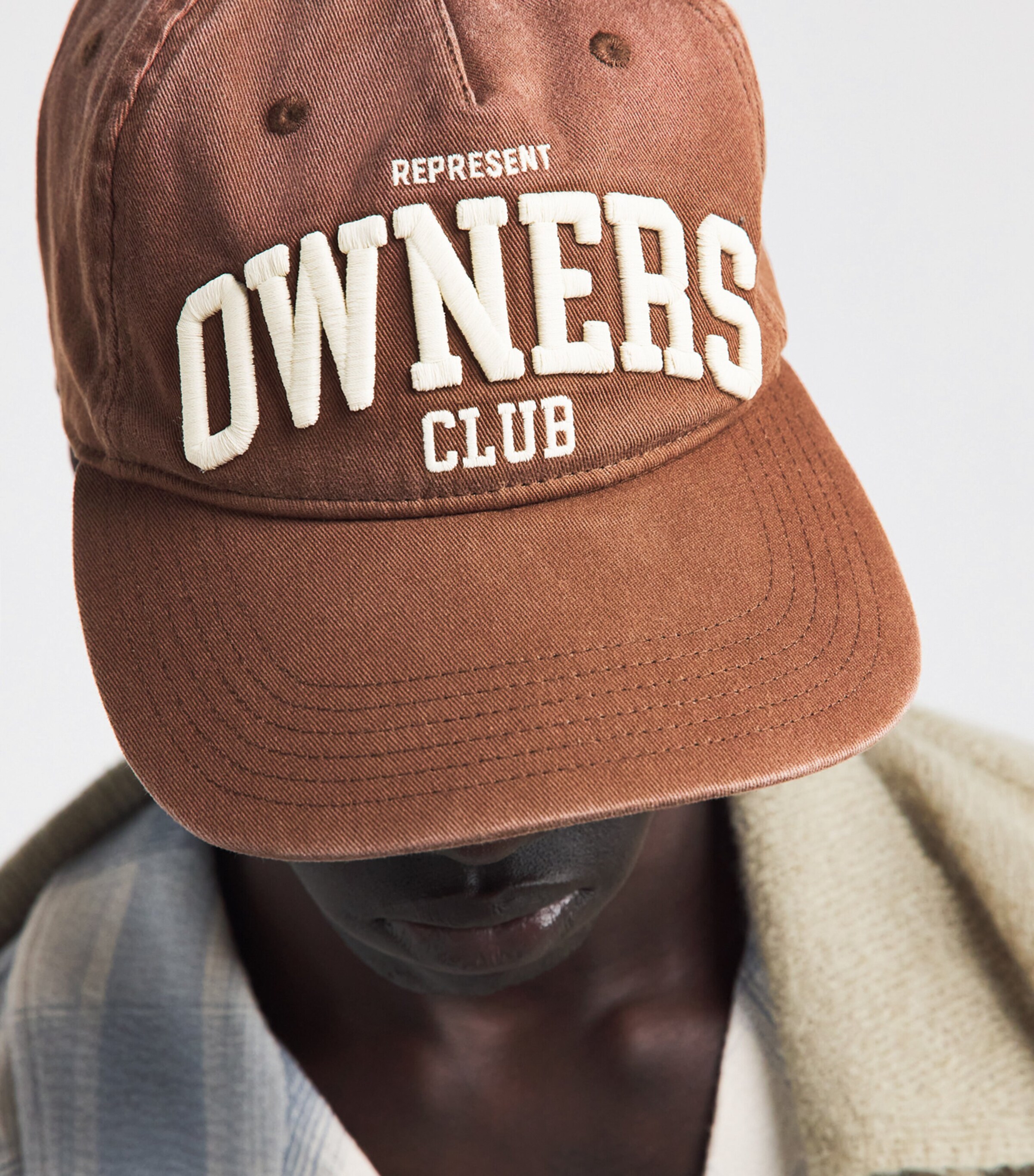 Represent Cotton Owners Club Baseball Cap Sienna Image 2