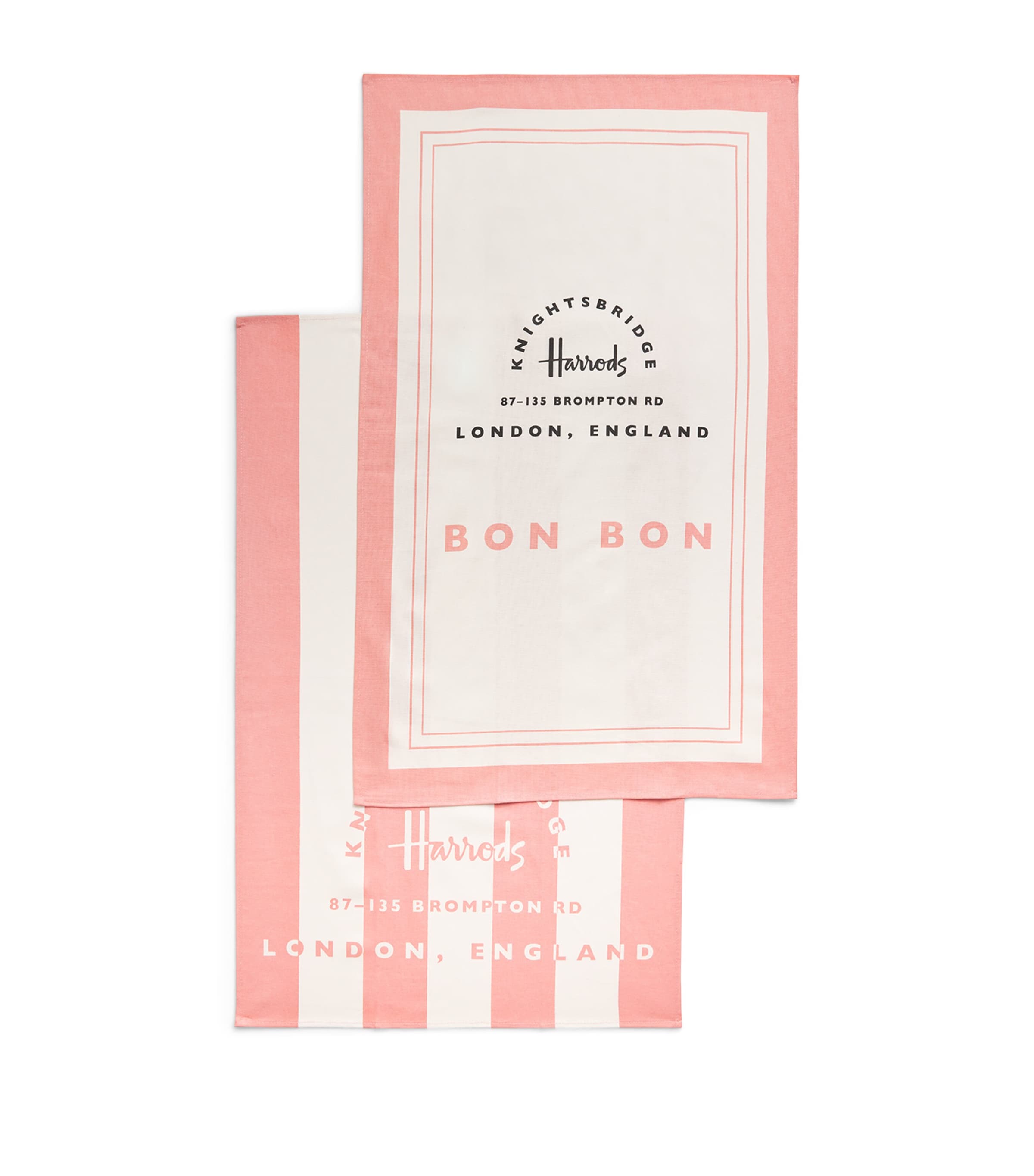 Bon Bon Tea Towel (Set of 2) PINK Image 1
