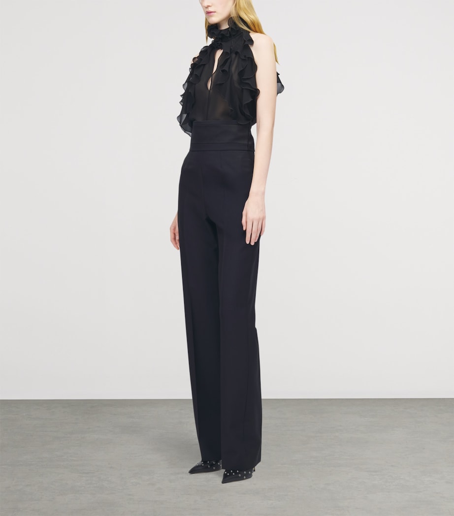 Silk Ruffled Top 1000 Image 3