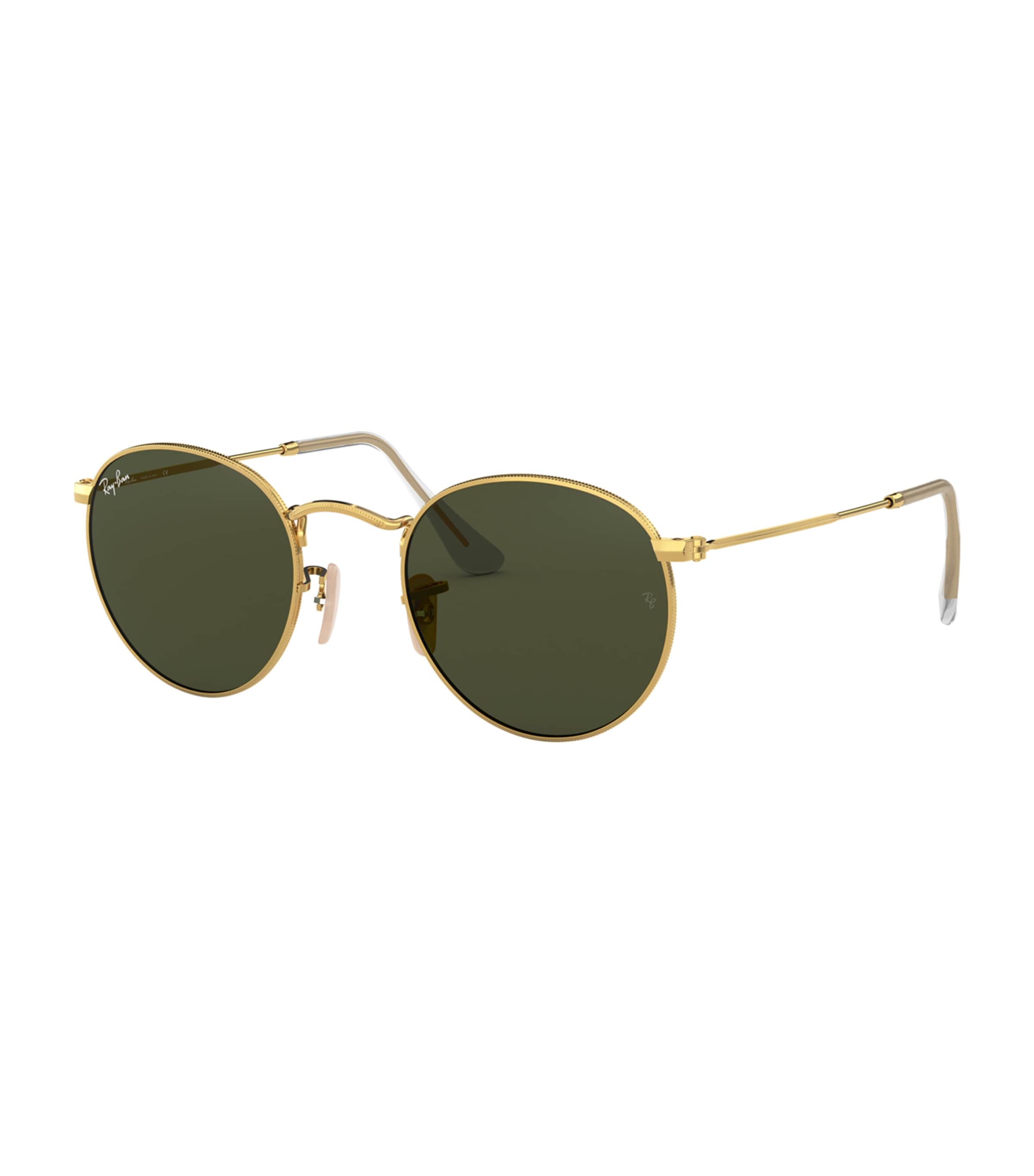 Round Sunglasses GOLD Image 2