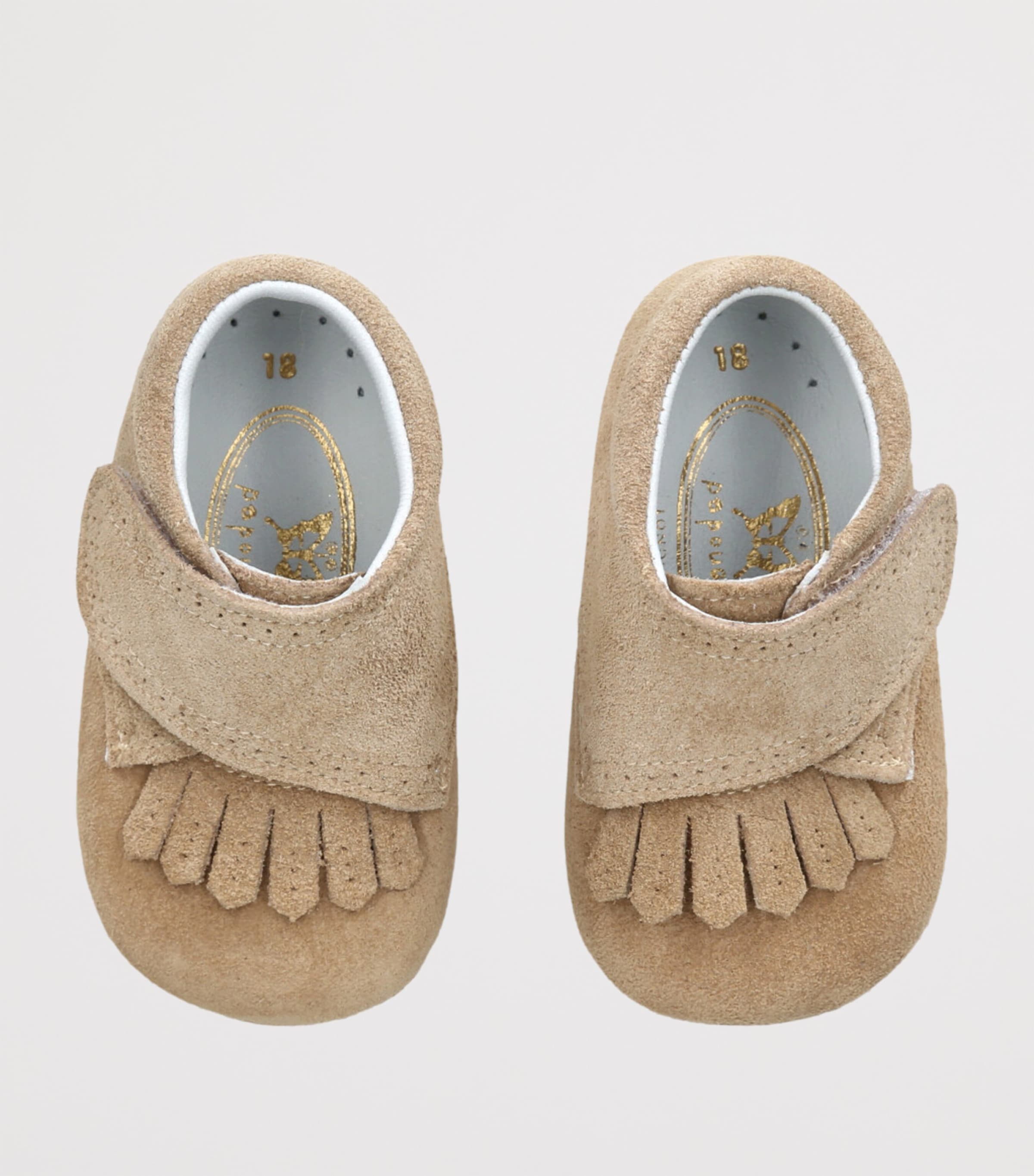 Suede Bambie Loafers BEIGE Image 4