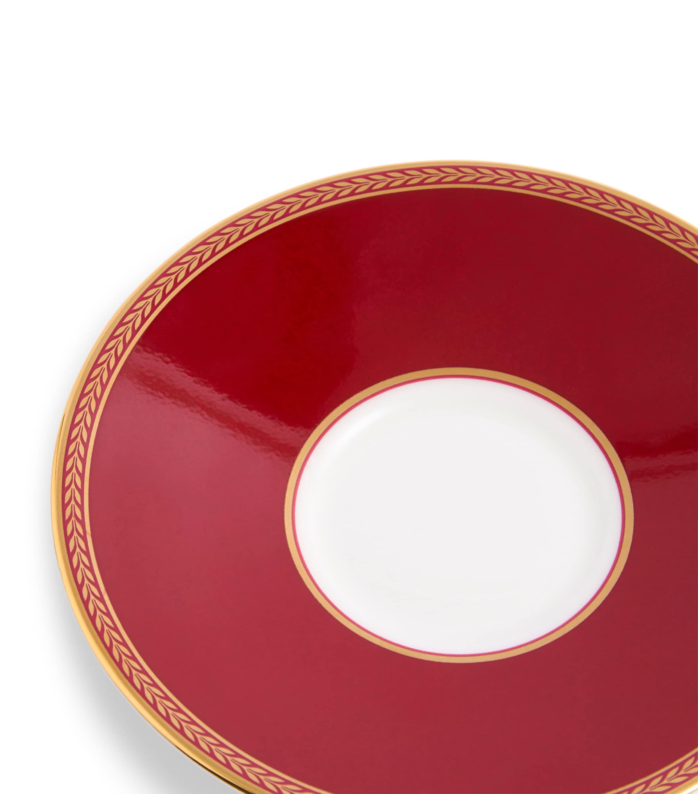Wedgwood Renaissance Teacup and Saucer Red Image 6