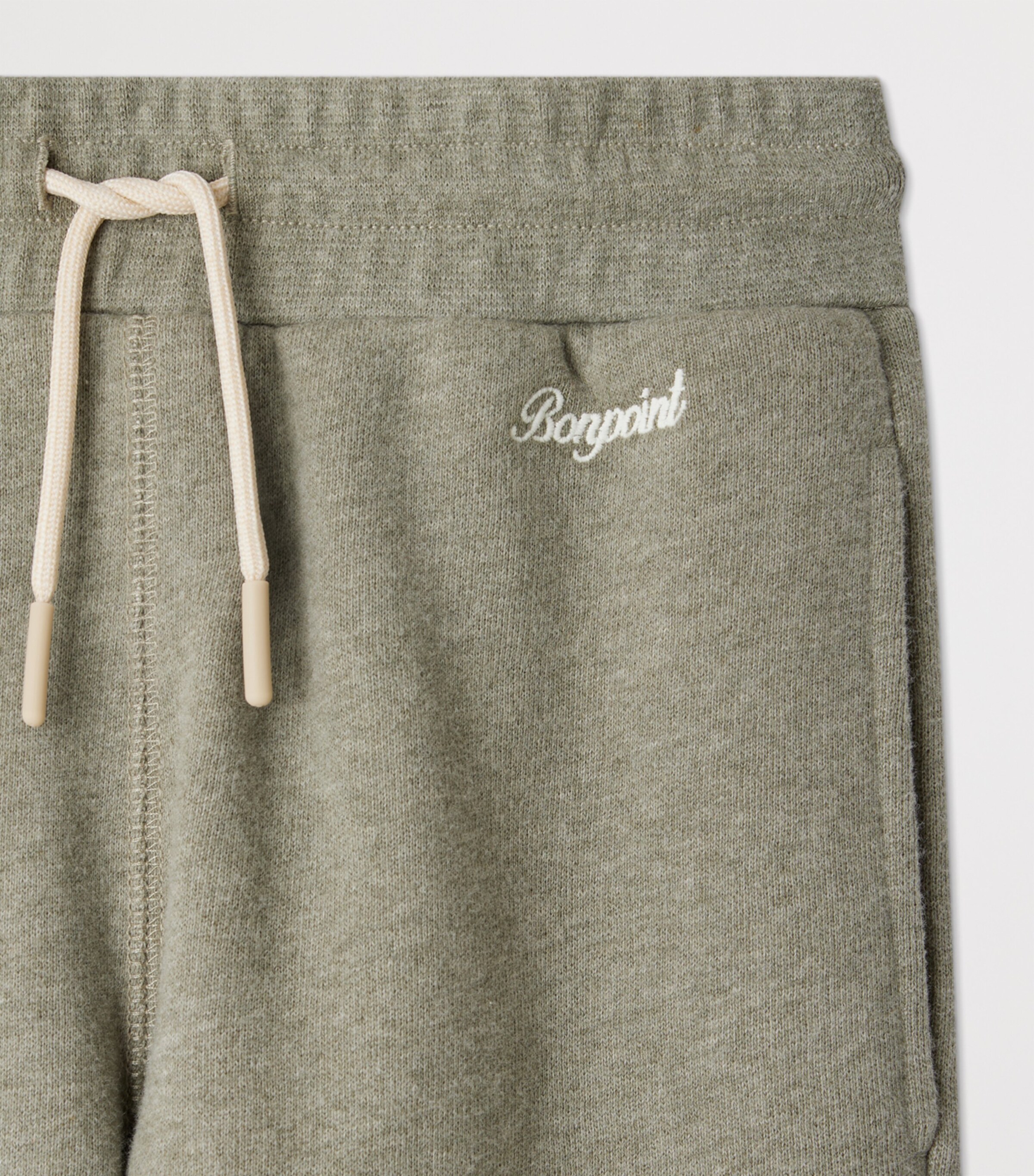 Stretch-Cotton Sweatpants (4-8 Years) VERT DE GRIS Image 3