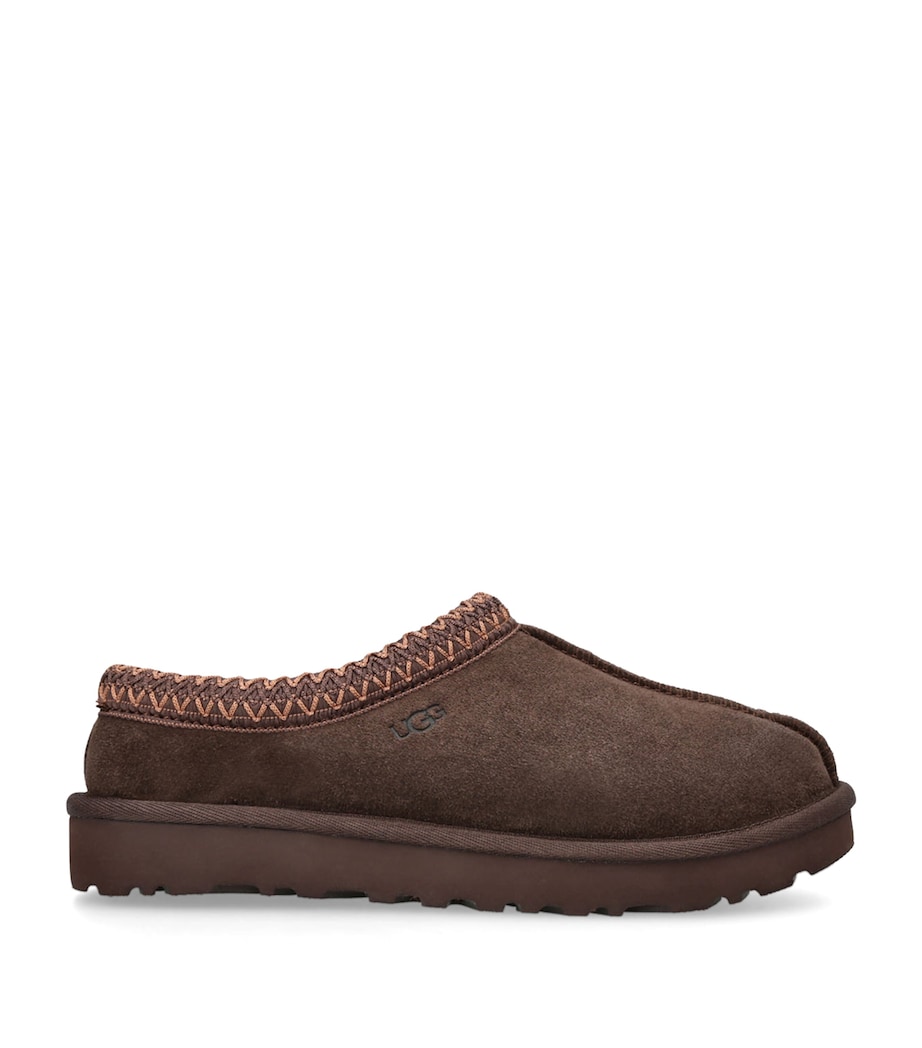 Suede Tasman Slippers DARK BROWN Image 1
