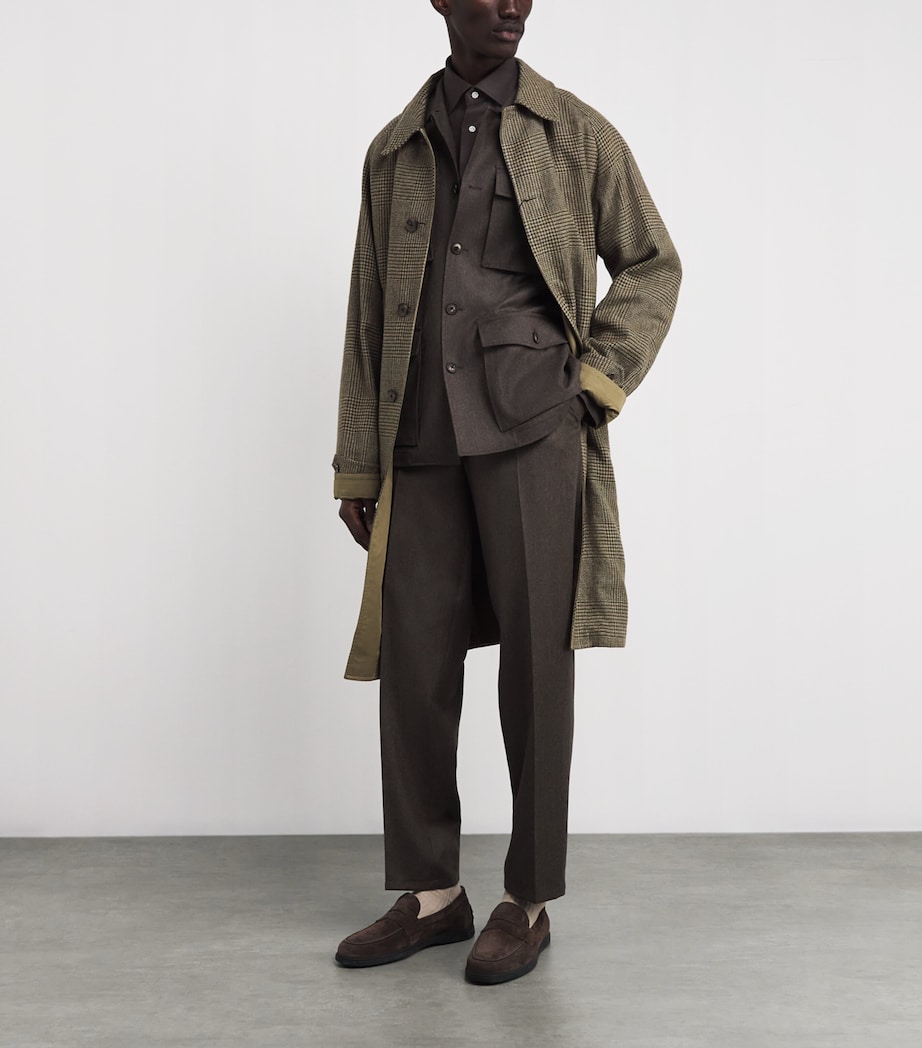 Cotton Long-Sleeve Shirt CHOCOLATE BROWN Image 2