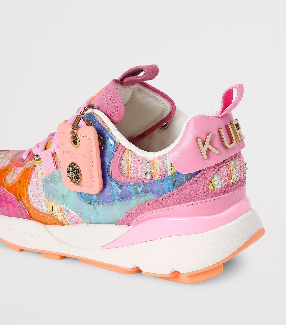 Kurt Geiger London Suede Kurt Runner Sneakers Pink Comb Image 3