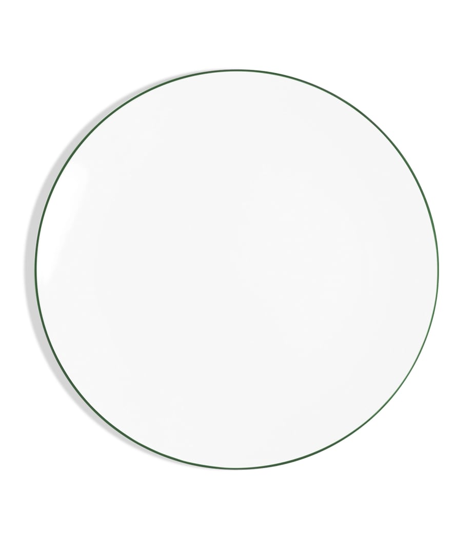 Bone China Line Bread Plate (16cm) FOREST GREEN Image 1