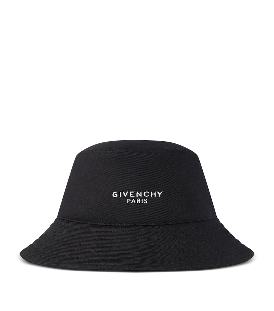 Twill Logo Bucket Hat BLACK Image 1