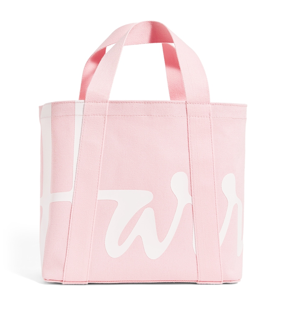 Mini Cotton Logo Tote Bag LIGHT PINK Image 1