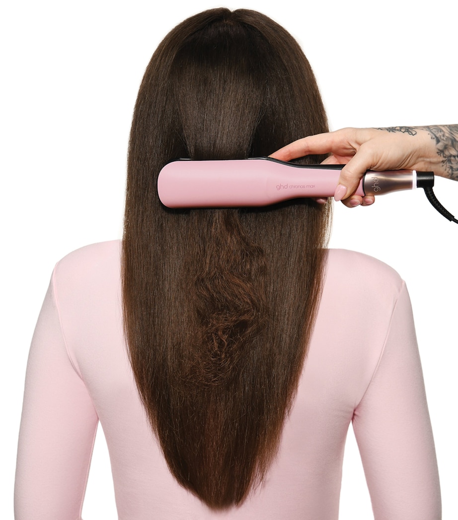 ghd Pink Collection Chronos Max Wide Plate Hair Straightener Pink Image 5