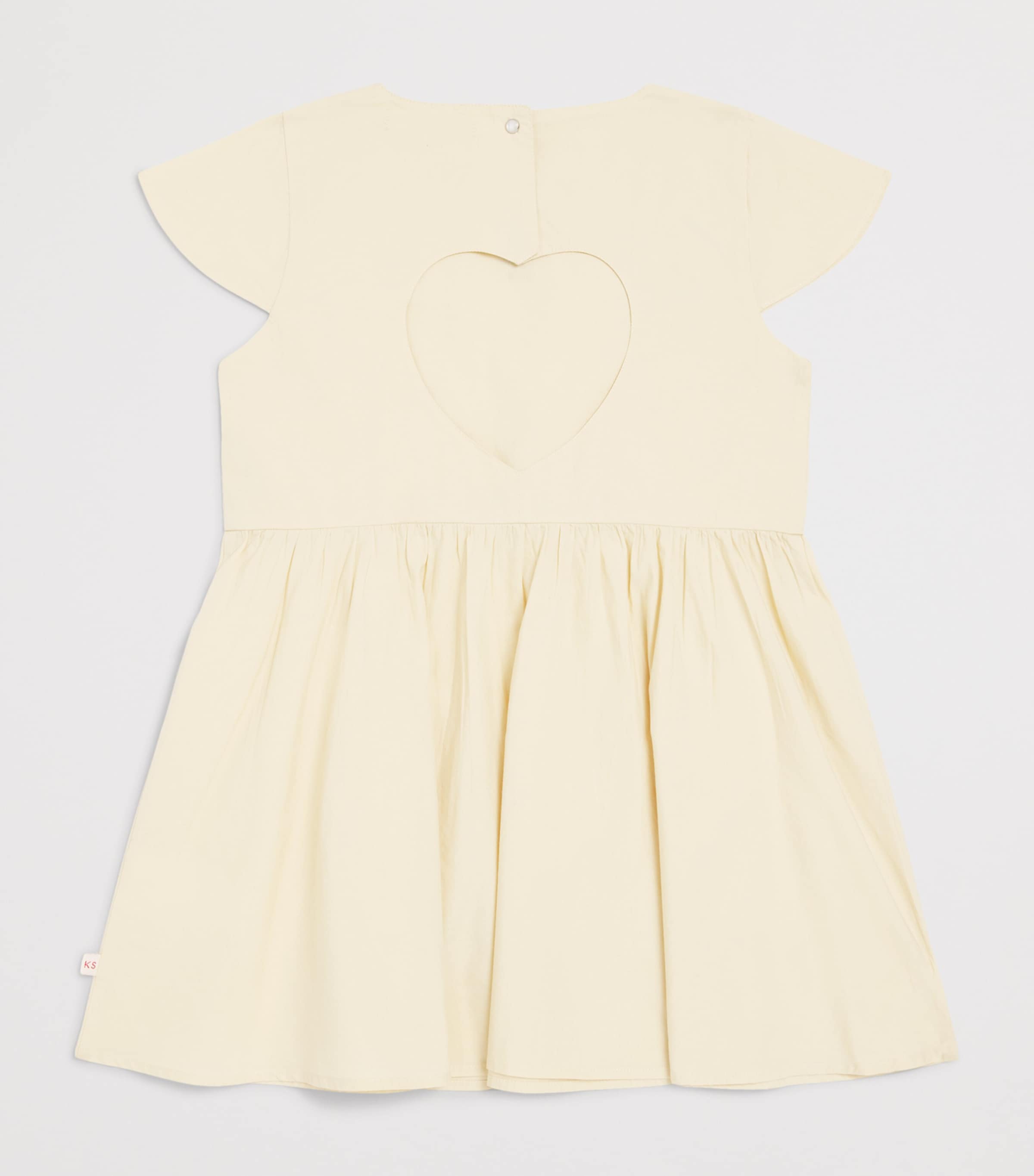 KONGES SLOJD Organic Cotton Hearly Dress (9 Months-10 Years) Sea Image 2