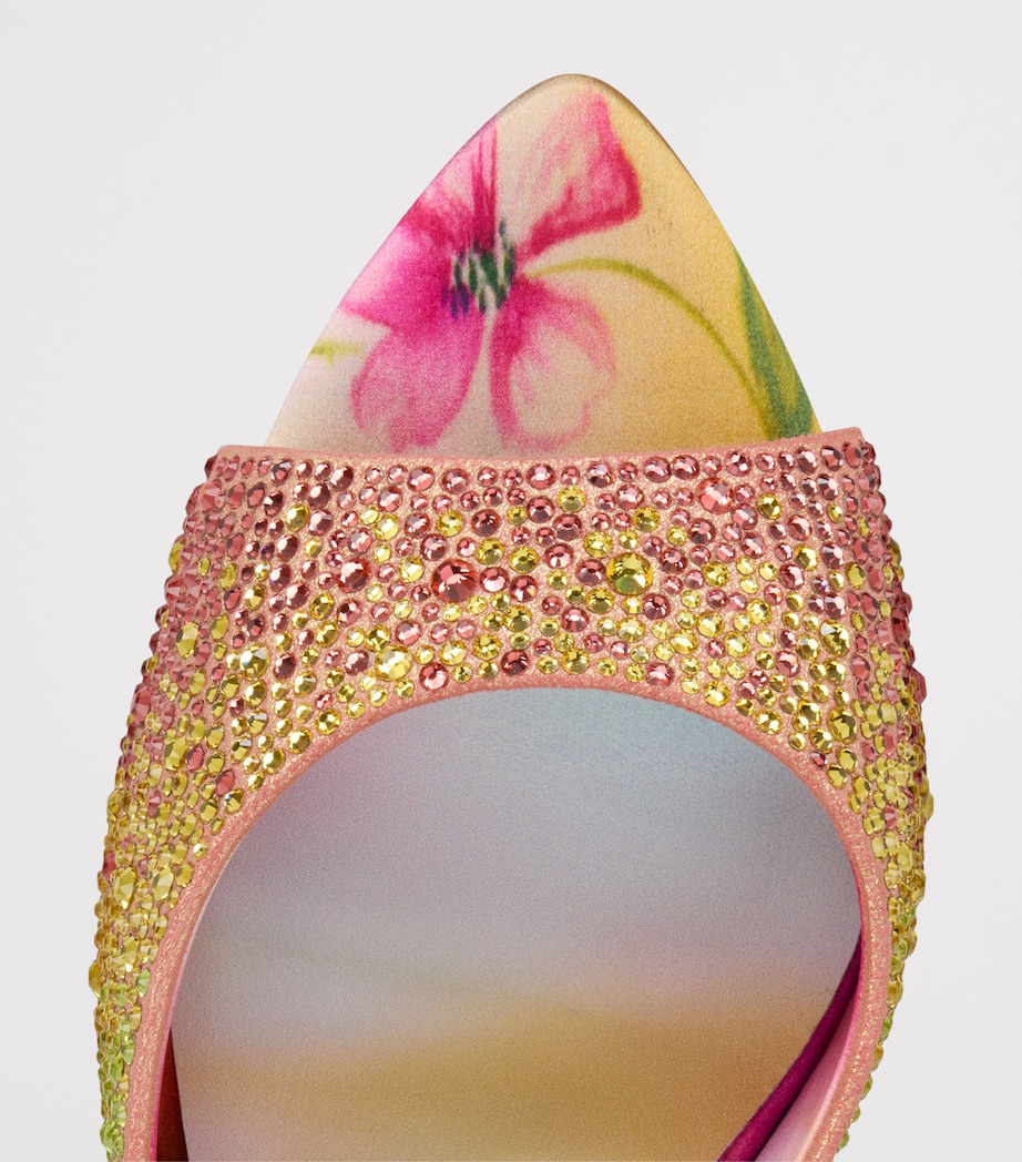 Christian Louboutin Miss Z Mule Botanica Strass Mules 100 Image 6