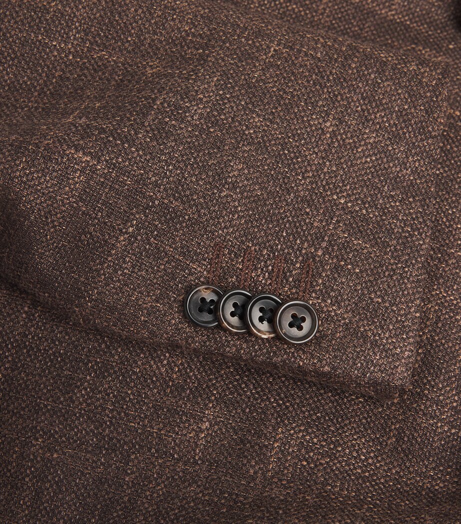 Virgin Wool-Blend Blazer 031 BRICK BROWN Image 5