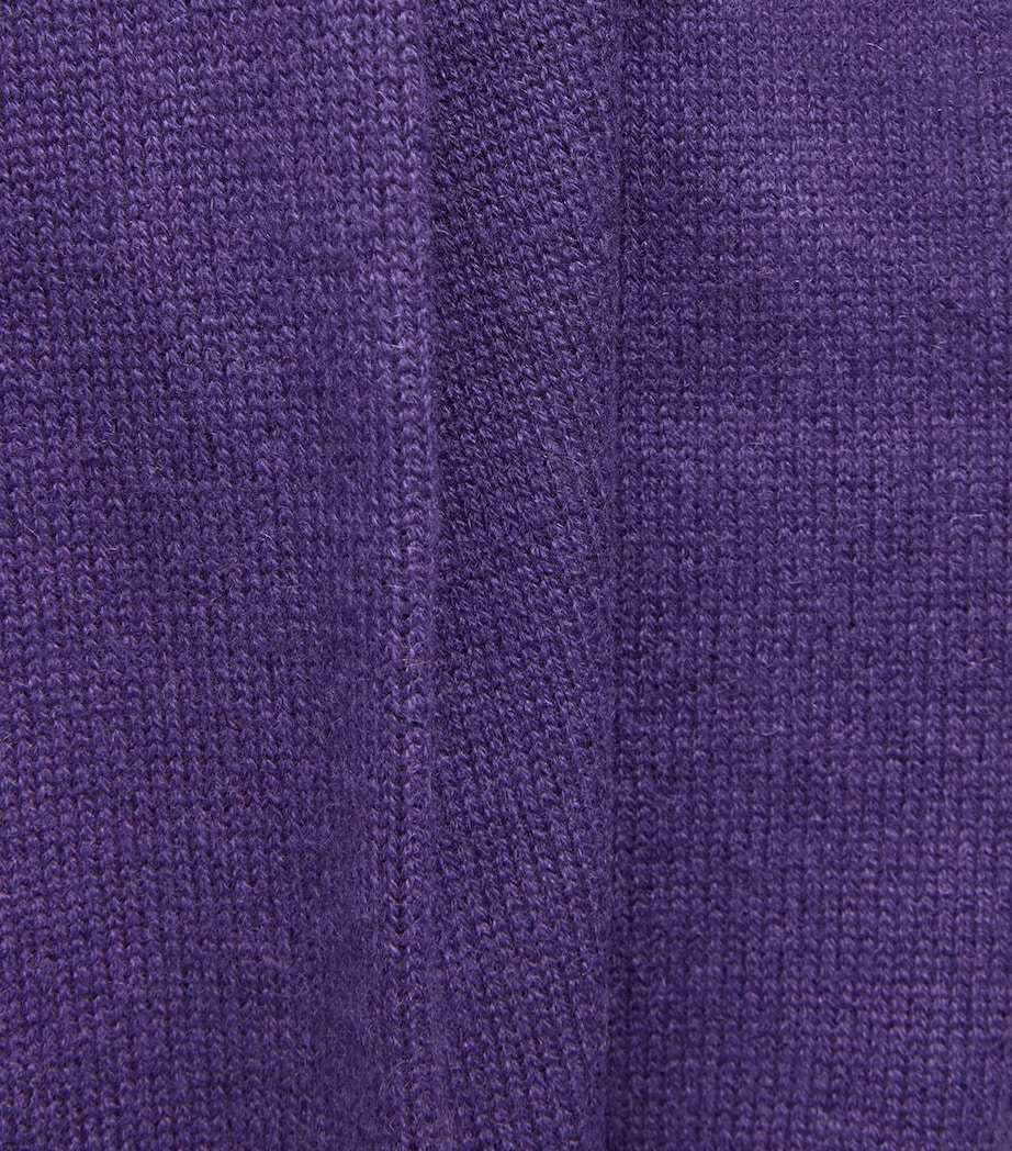Eskandar Womens Cashmere A-Line Sweater Dress Tincture Image 6