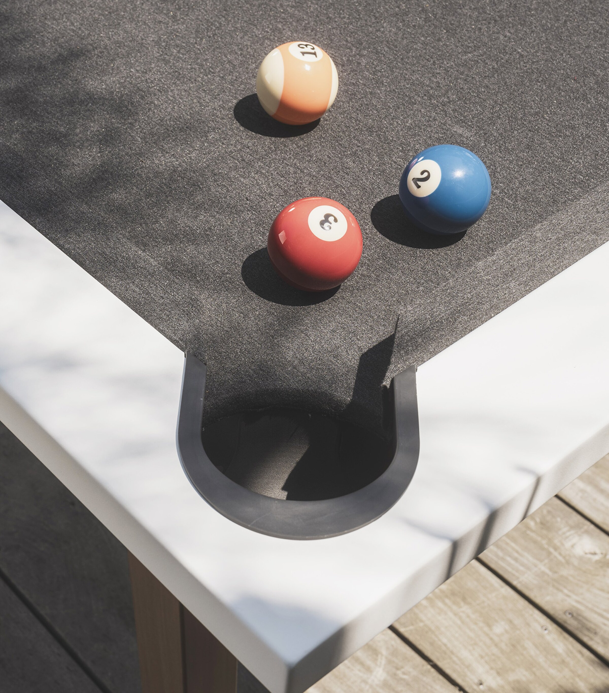 Cornilleau Origin Outdoor Pool Table White Image 6