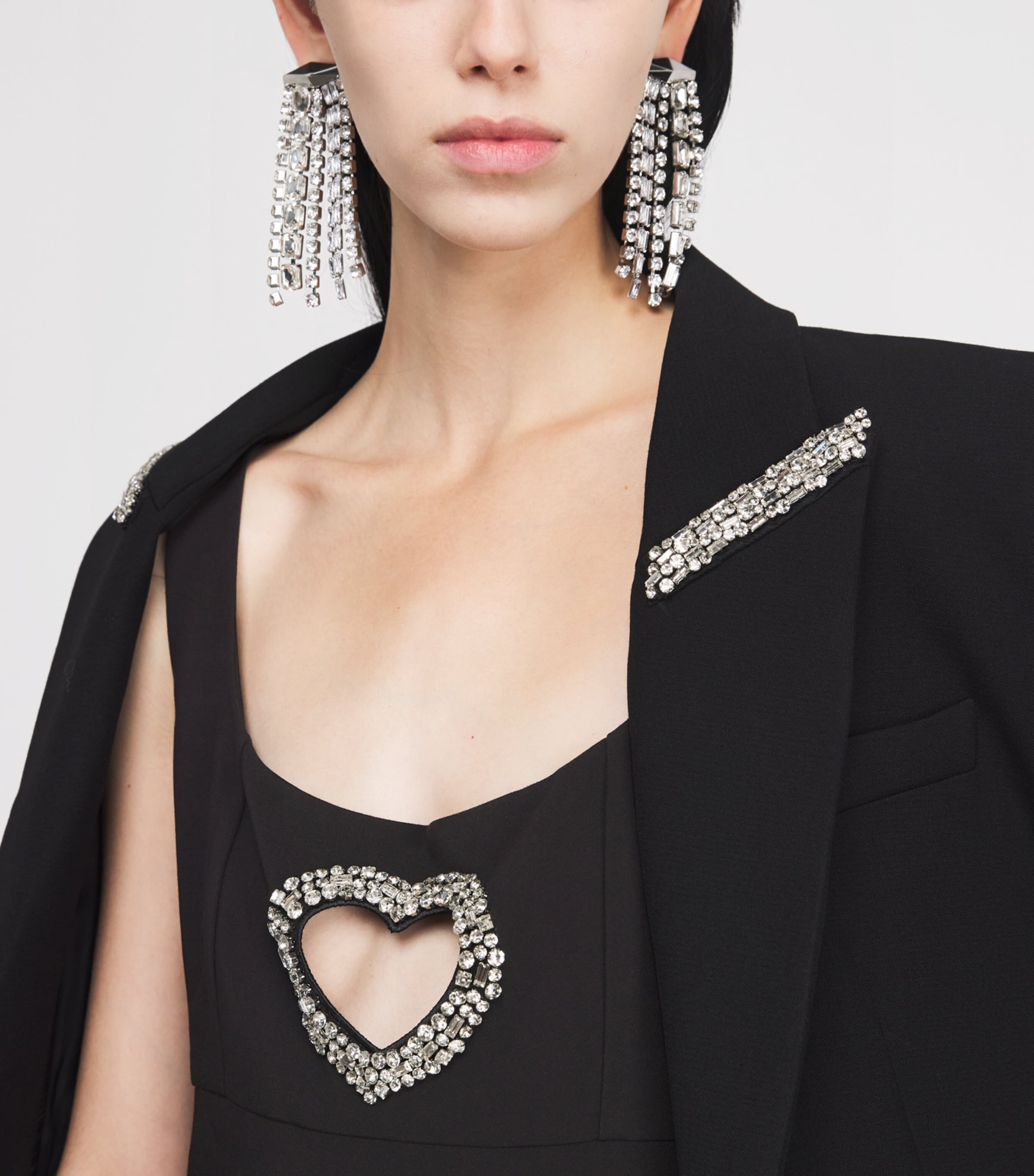 Embellished Heart Maxi Dress BLACK Image 6