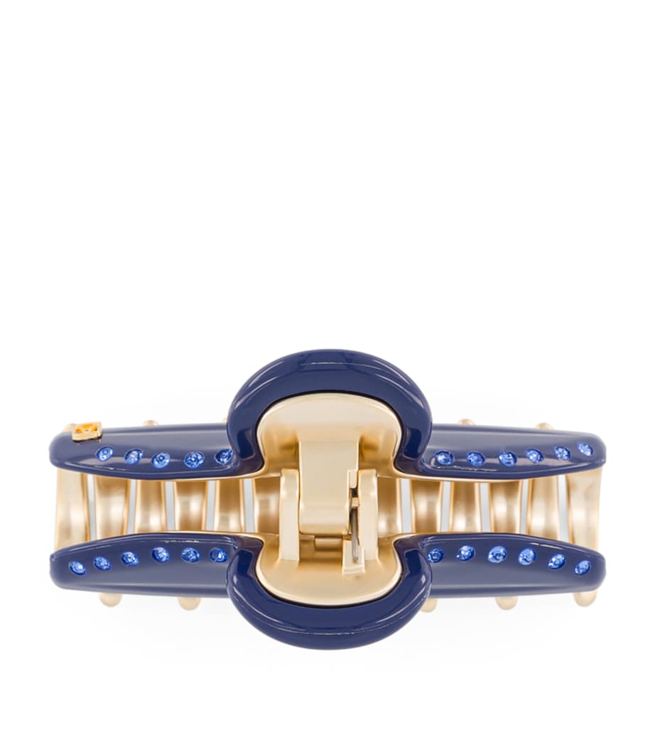 Gold-Plated Claw Hair Clip M5- MARINE/OR Image 3