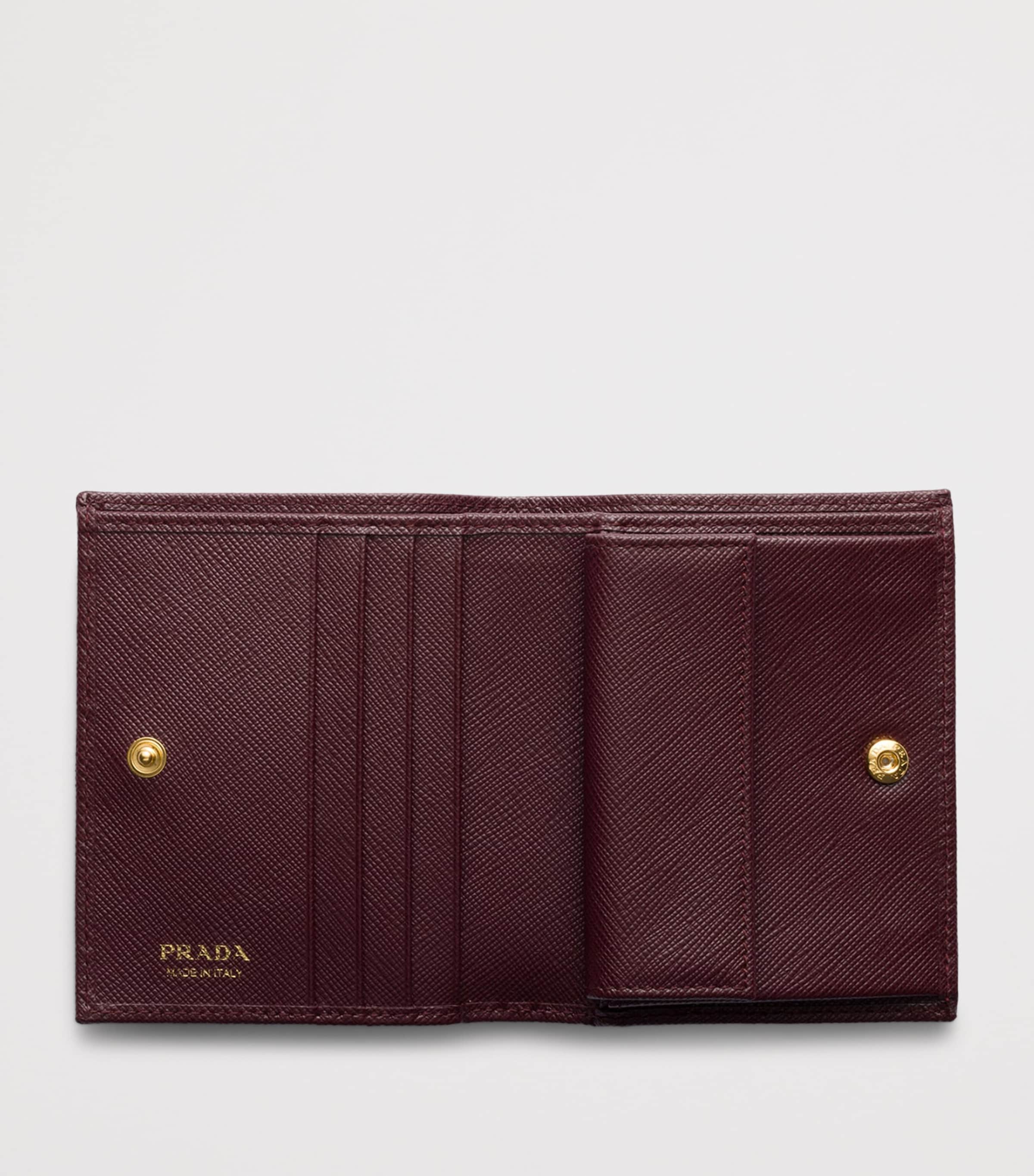 Small Saffiano Leather Bifold Wallet F0007 Image 2