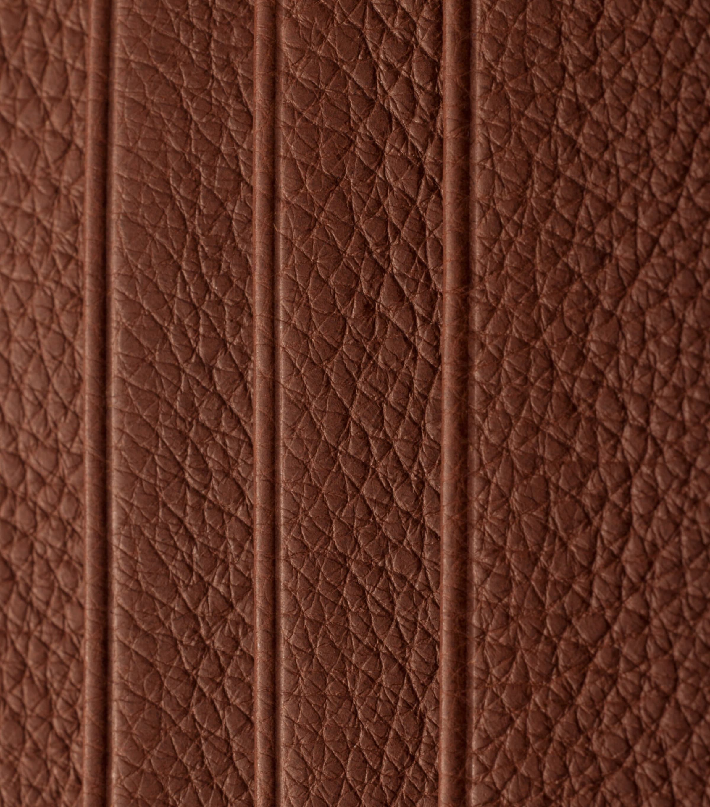 Prada Leather Card Holder Brown Image 2
